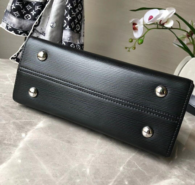 LV Grenelle MM Epi Leather Noir Handbag - Luxury Designer Tote for Women | Perfect for Work, Travel & Everyday Use