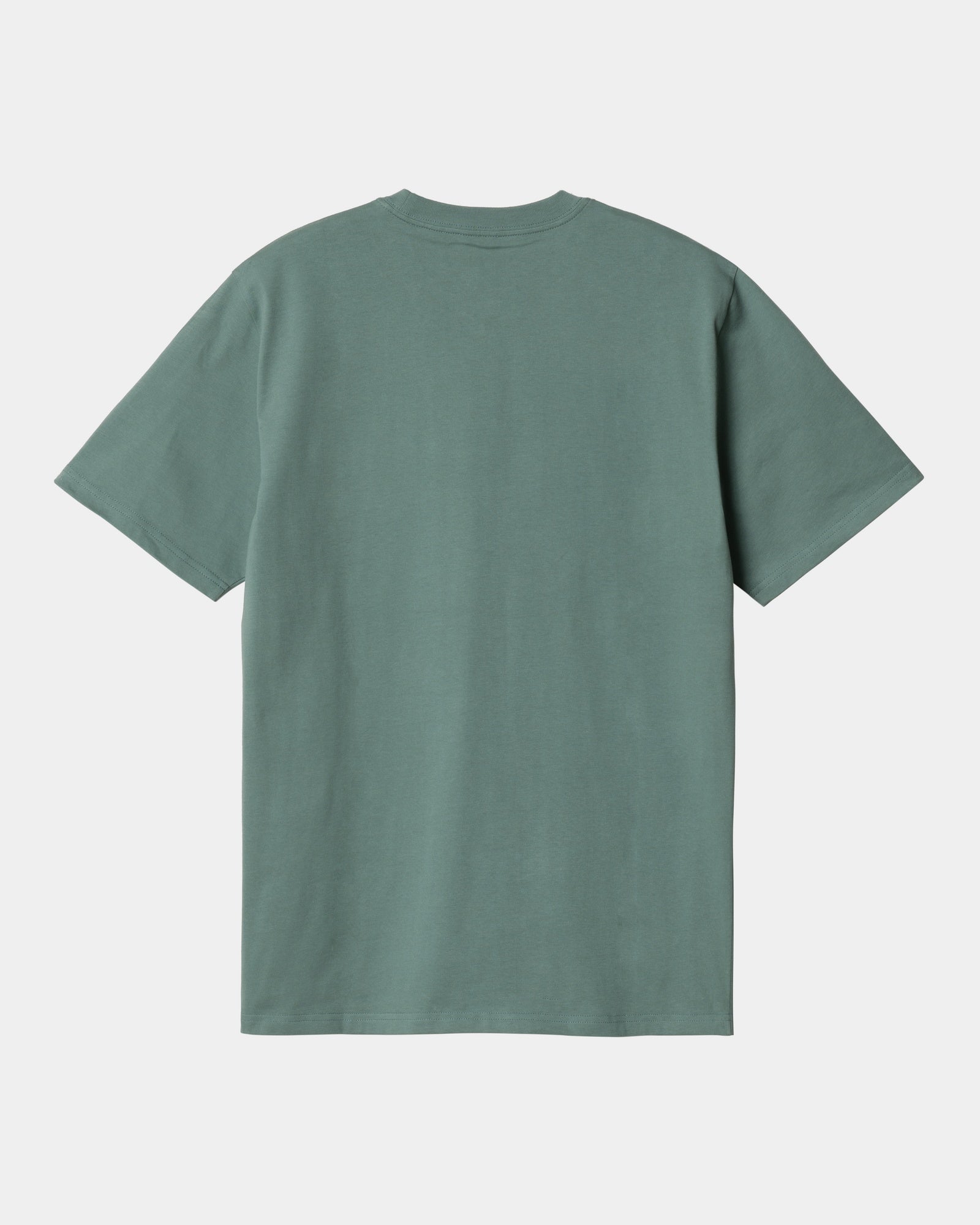 Premium Silver Pine Pocket T-Shirt for Men - Soft Cotton Casual Tee for Everyday Wear, Outdoor Activities & Layering