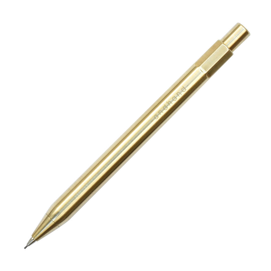 Premium Andhand Method Brass Mechanical Pencil - 0.5mm Drafting & Writing Tool for Artists, Engineers & Students - Perfect for Sketching, Note-Taking & Technical Drawing
