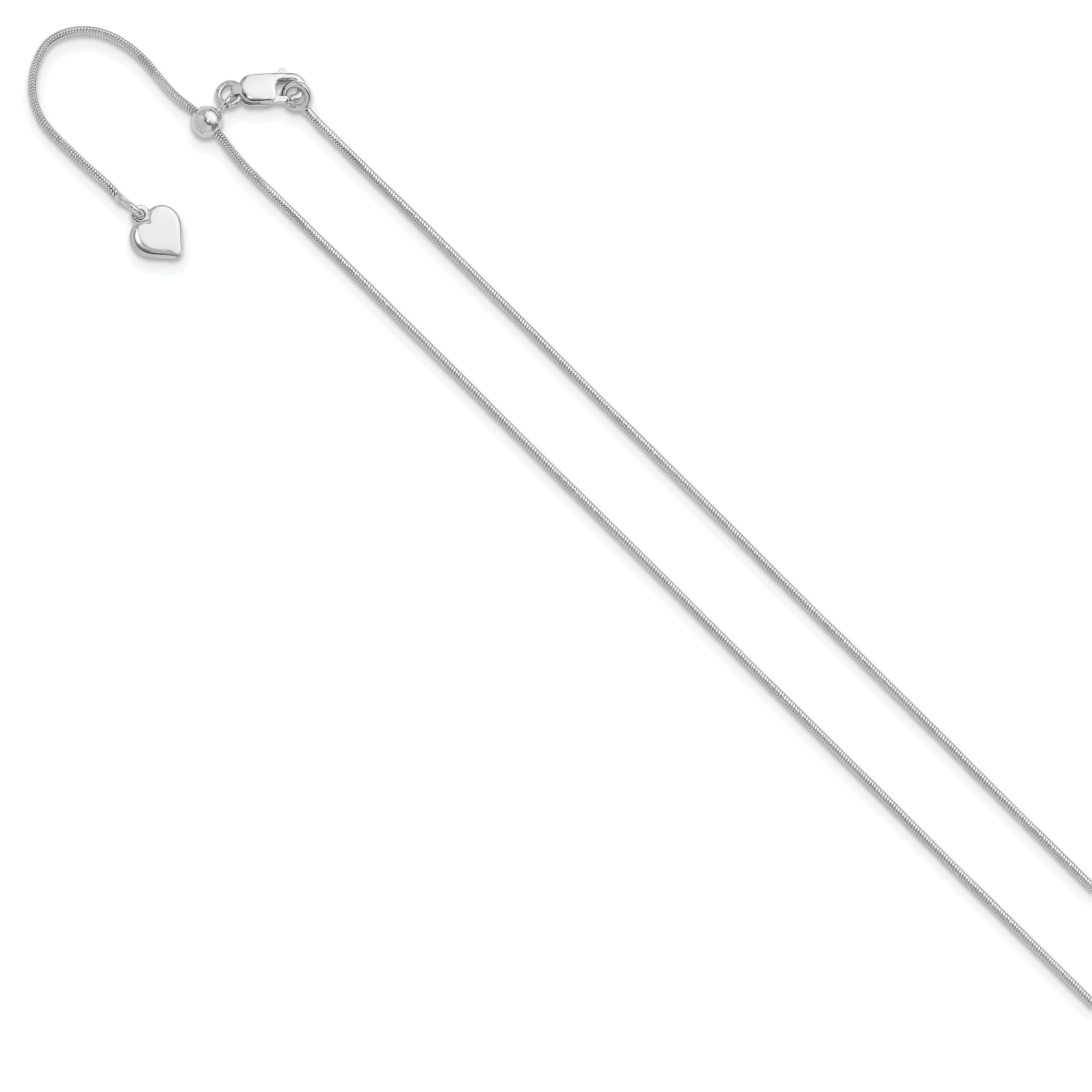 Sterling Silver Adjustable Snake Chain Bracelet for Women - Dainty & Elegant Jewelry Gift for Her - Perfect for Everyday Wear, Parties & Special Occasions
