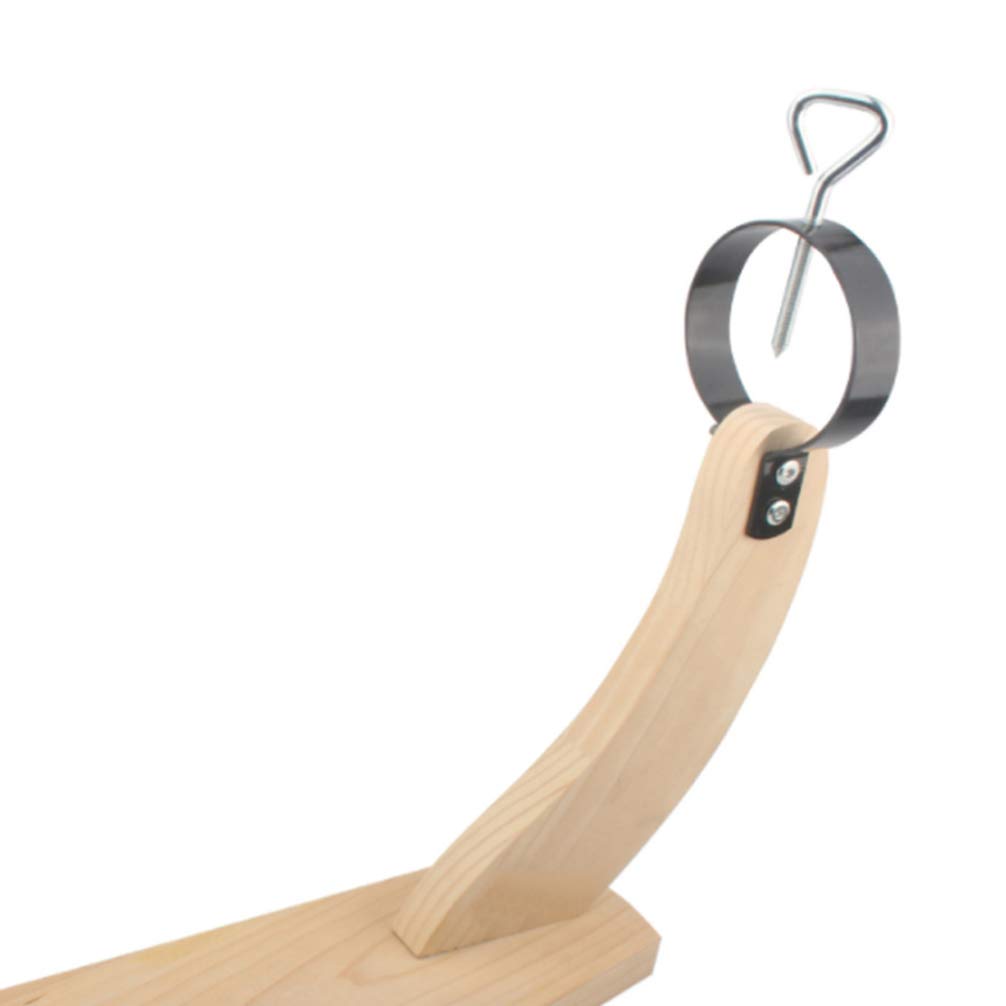 Premium Wooden Ham Stand - Foldable Jamonero for Slicing Spanish Ham, Lamb & Roasts | Durable Household Meat Holder & Carving Rack for Kitchens, BBQs & Catering Events