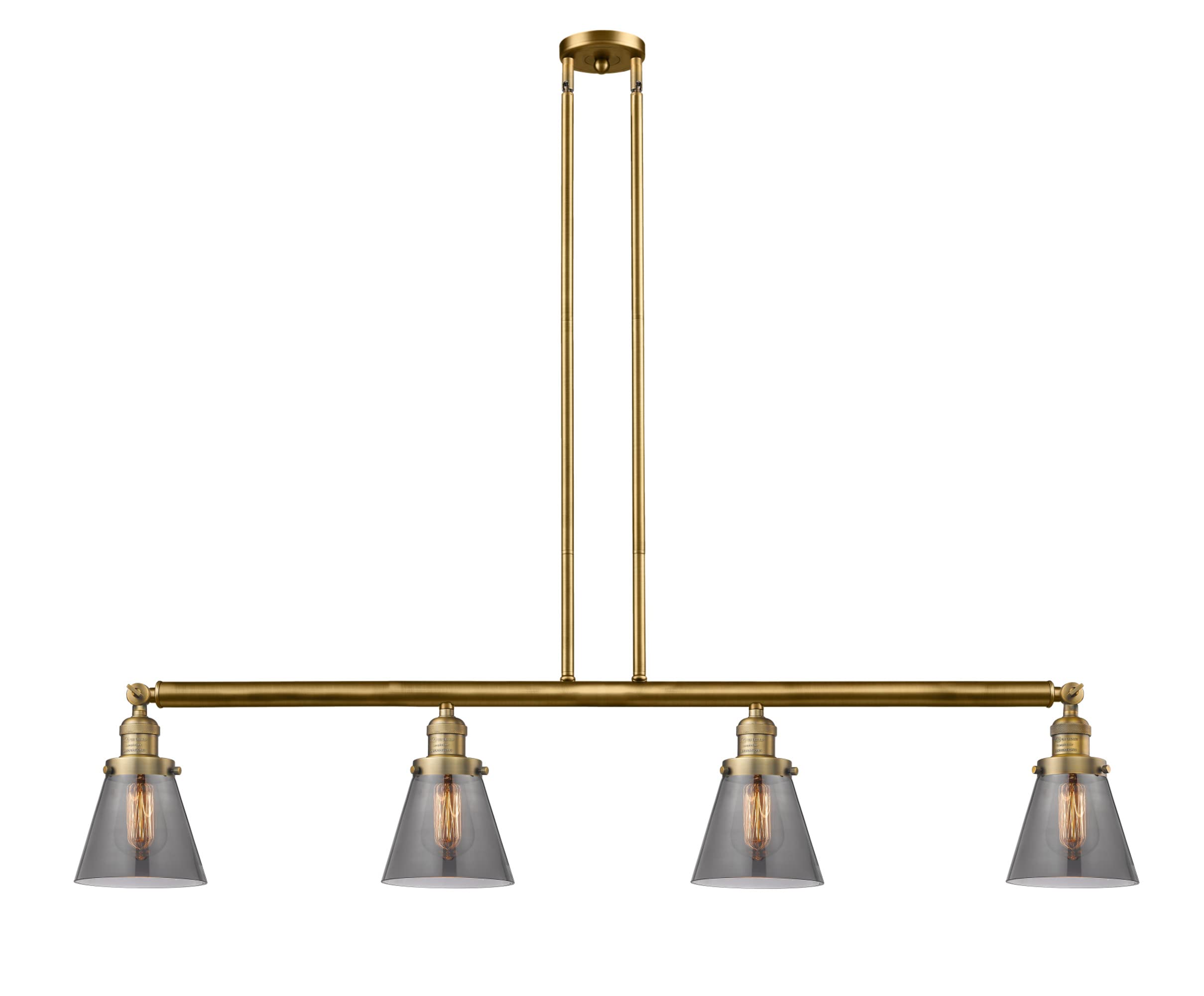 214-PC-G63 Small Cone 3-Light Island Pendant Light in Polished Chrome - Perfect for Kitchen Islands, Dining Rooms, and Modern Home Decor