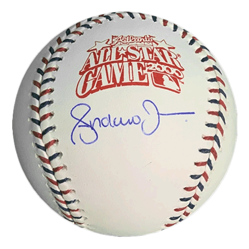 Authentic Andruw Jones Autographed 2000 MLB All-Star Game Baseball - Certified by JSA - Perfect for Baseball Memorabilia Collectors & Sports Fans Display