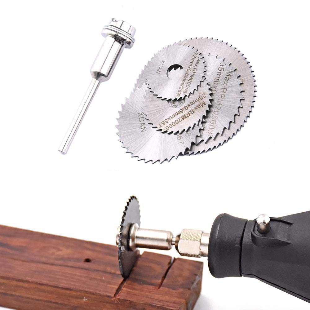 Rongon 6-Piece Circular Saw Blade Set - High Precision Wood Cutting Blades for DIY Projects, Carpentry & Woodworking | Perfect for Plywood, Hardwood & Softwood Cutting
