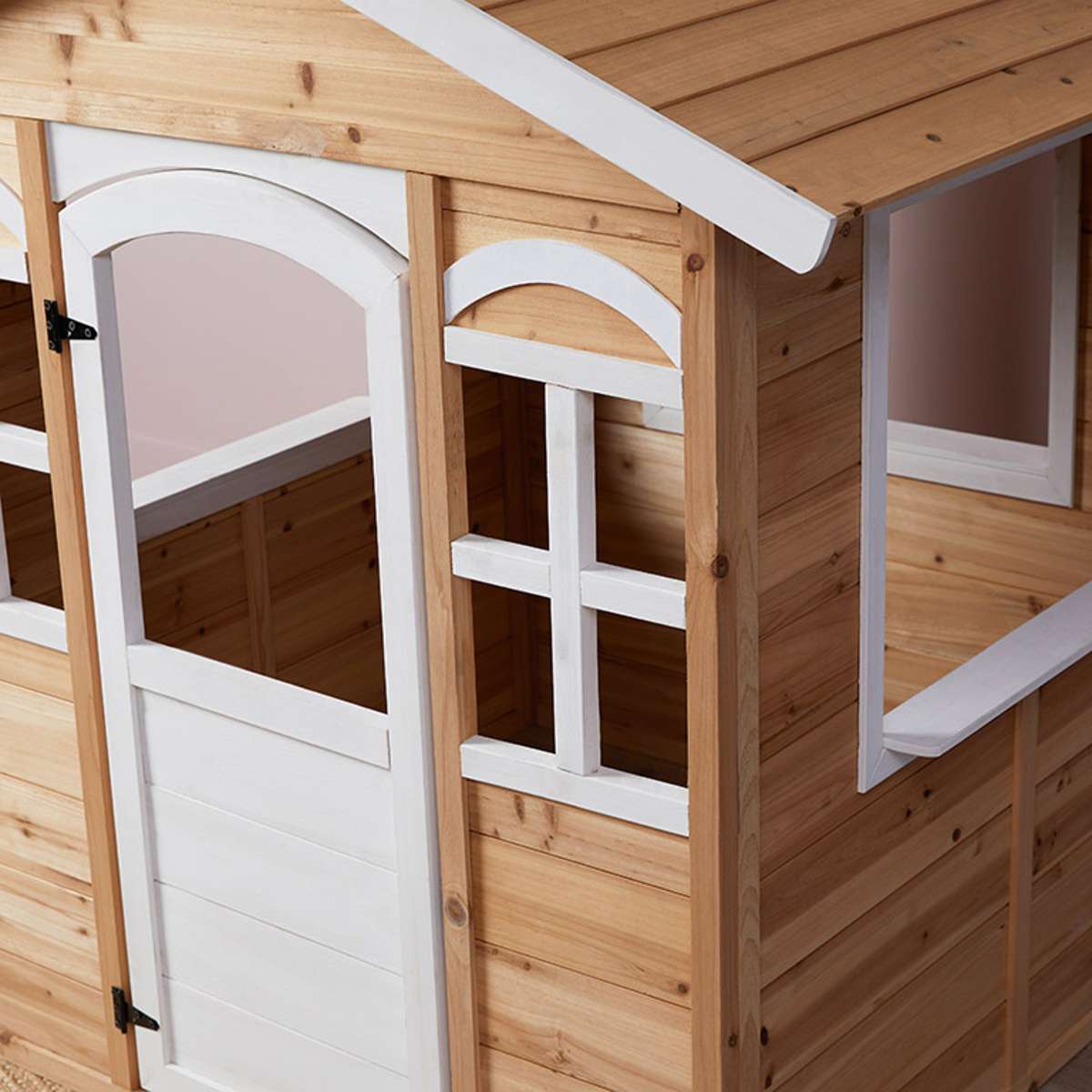 Kids Playhouse - Indoor & Outdoor Wooden Cubby House for Children's Pretend Play & Backyard Fun | Perfect for Imaginative Play, Playroom, Garden, or Patio