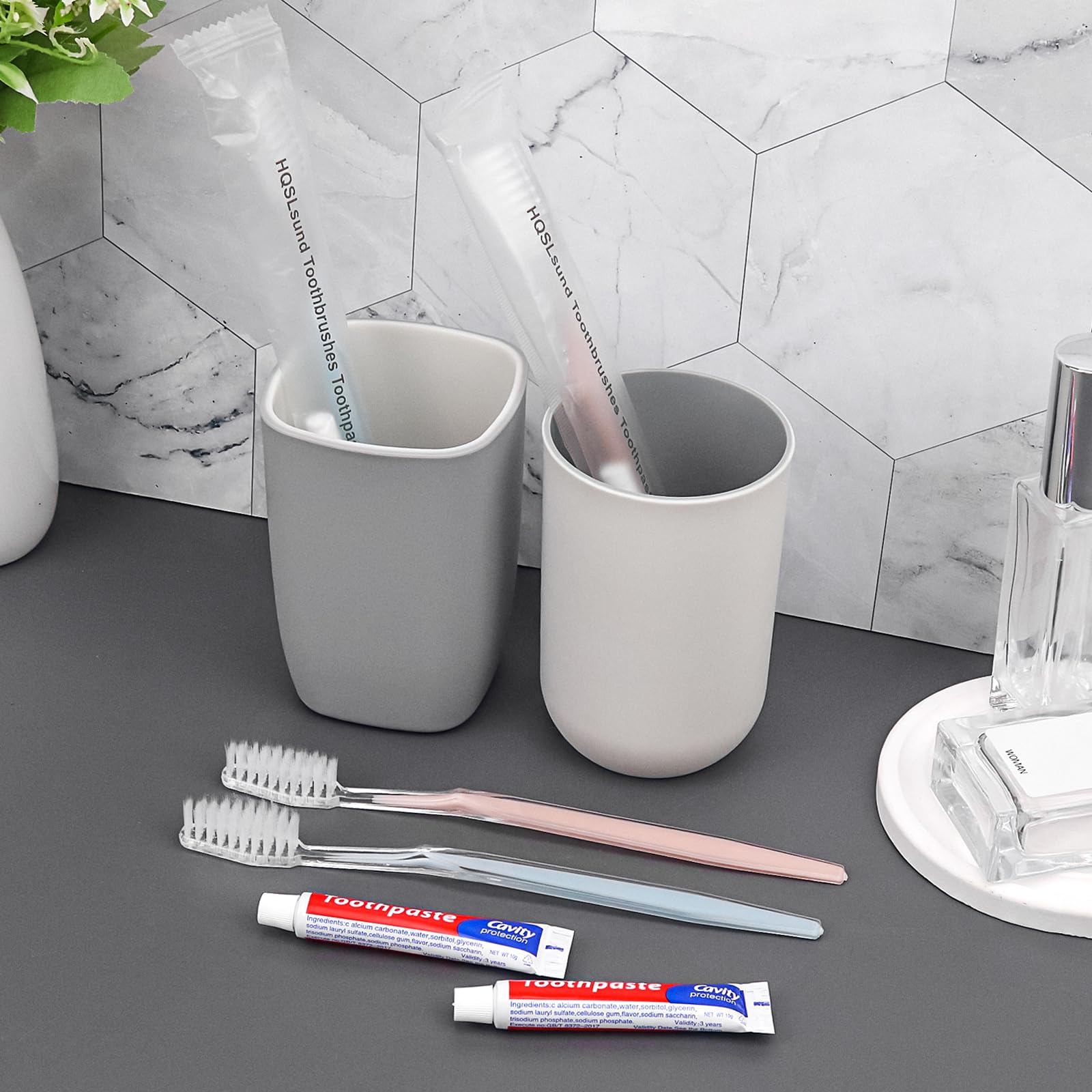 100-Pack Disposable Toothbrushes with Toothpaste - Individually Wrapped Travel Toothbrushes (2 Colors + 10g Paste) - Bulk Hygiene Kit for Hotels, Airbnb, Homeless Shelters & Emergency Preparedness