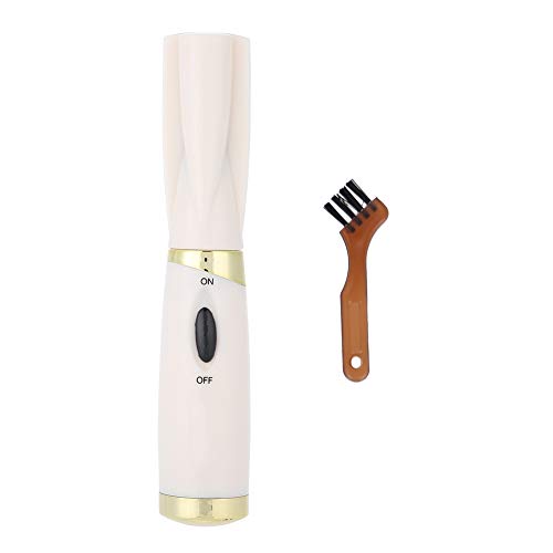Portable Heated Electric Eyelash Curler - Mini USB Rechargeable Lash Curling Tool for Lengthening & Volumizing Eyelashes | Perfect for Travel, Home & Professional Makeup Use [White]