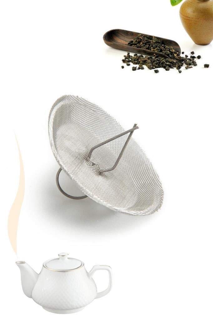 5-Pack Stainless Steel Round Tea Strainer for Teapot Spout - 1.53