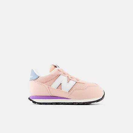 237 Bungee Lace Sneakers for Women - Pink & Violet Crush Colorblock Running Shoes | Comfortable Slip-On Walking Shoes for Gym, Workout & Casual Wear