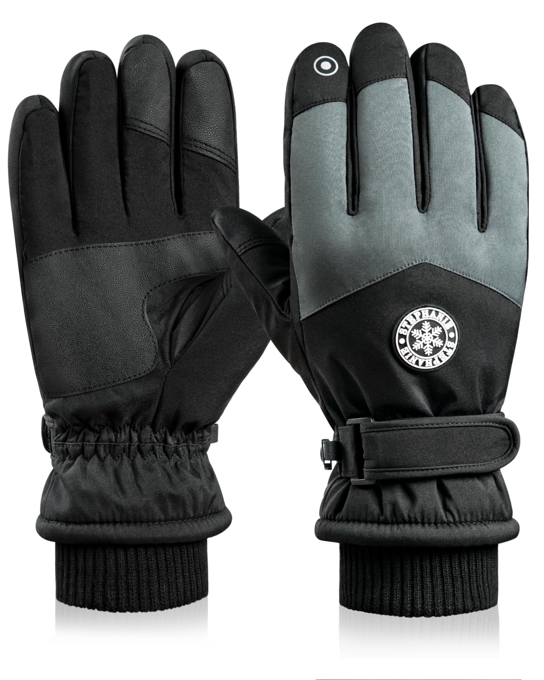 DOFOWORK Waterproof Ski Gloves for Men & Women - Thermal Winter Snowboard Gloves with Breathable Technology for Extreme Cold Weather - Perfect for Skiing, Snowboarding & Outdoor Winter Activities