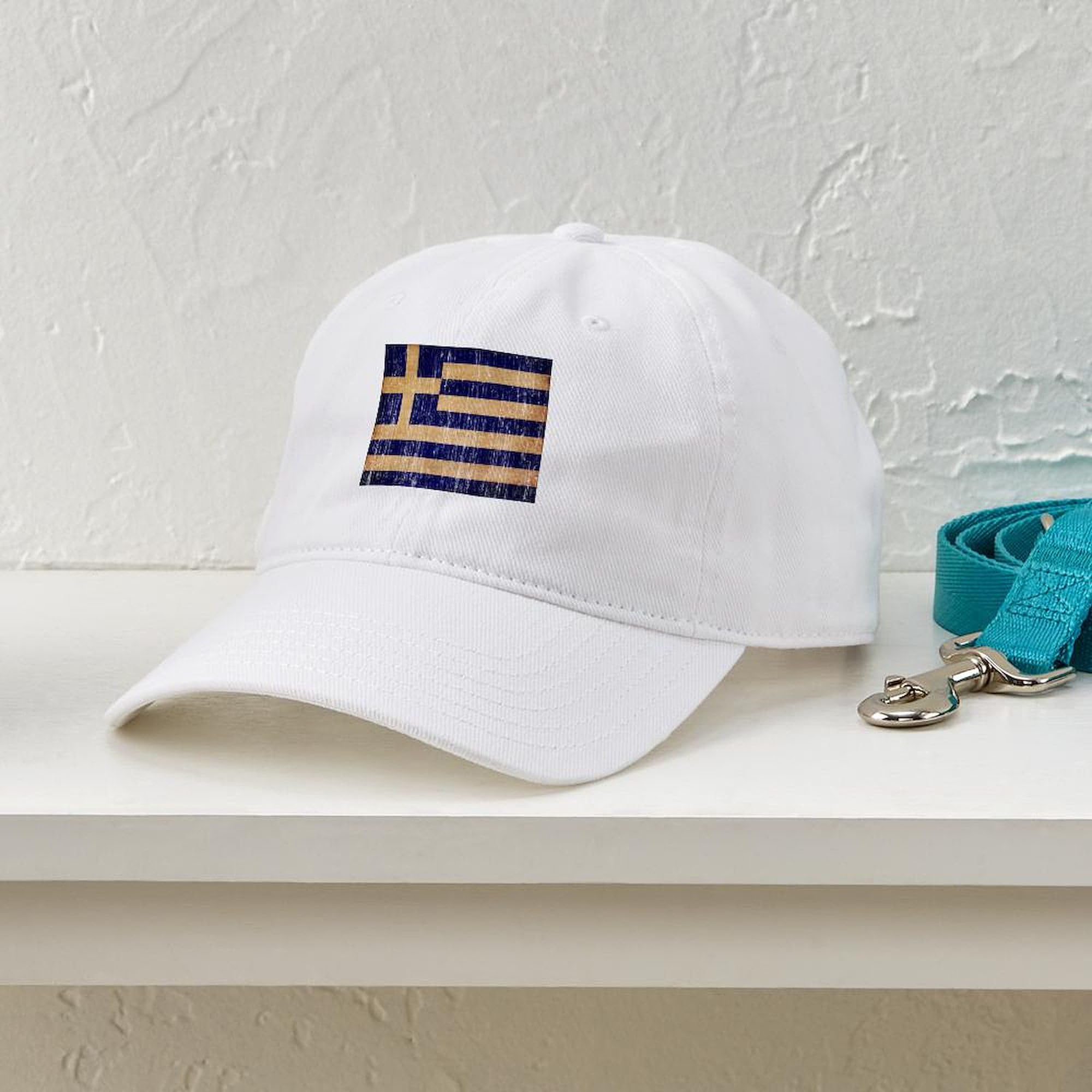 Greece Flag Baseball Cap - Adjustable Hat for Sports & Travel