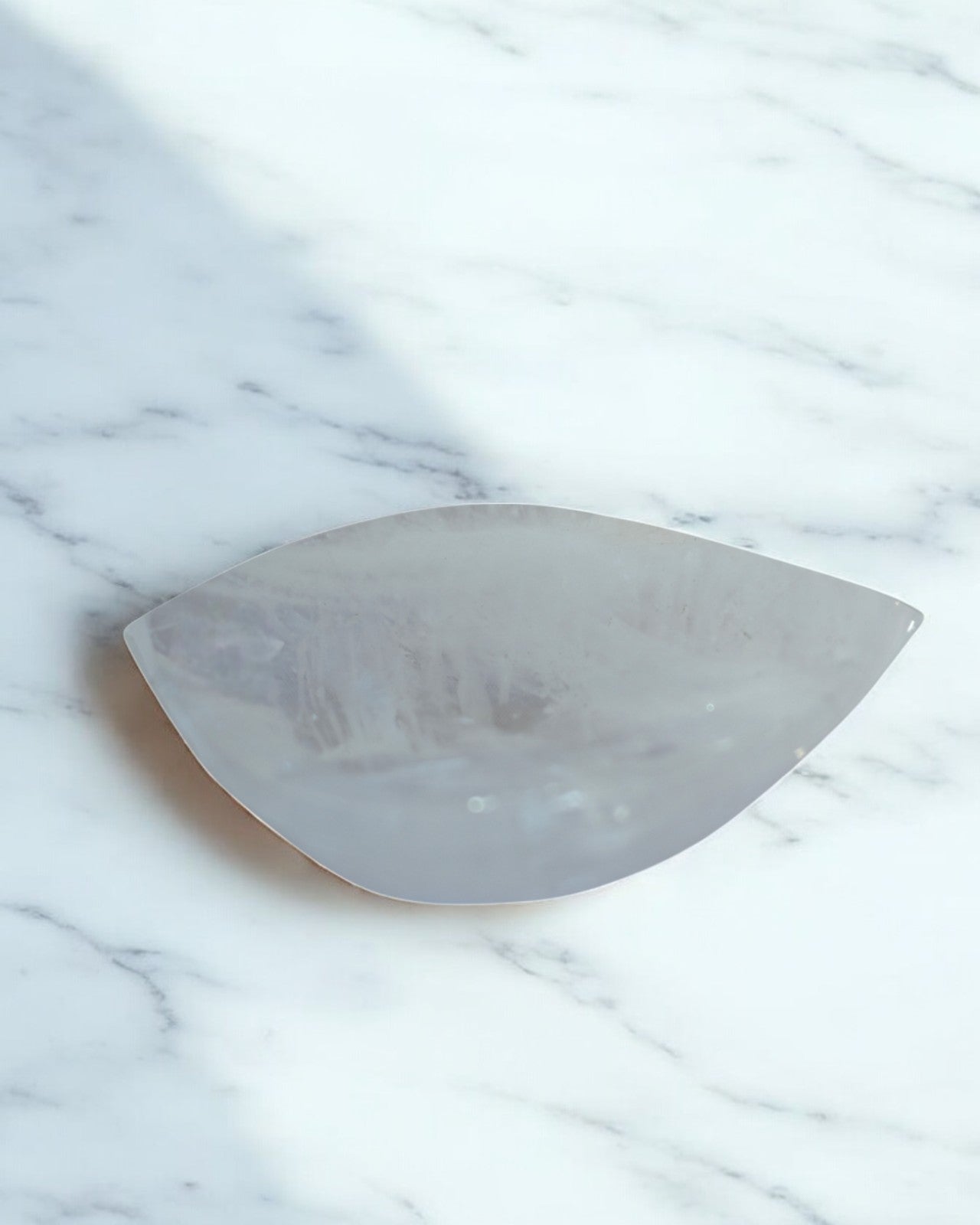 Clear Quartz Crystal Bowl - Natural Healing Stone for Meditation, Chakra Balancing & Home Decor | Perfect for Yoga, Reiki & Spiritual Practices