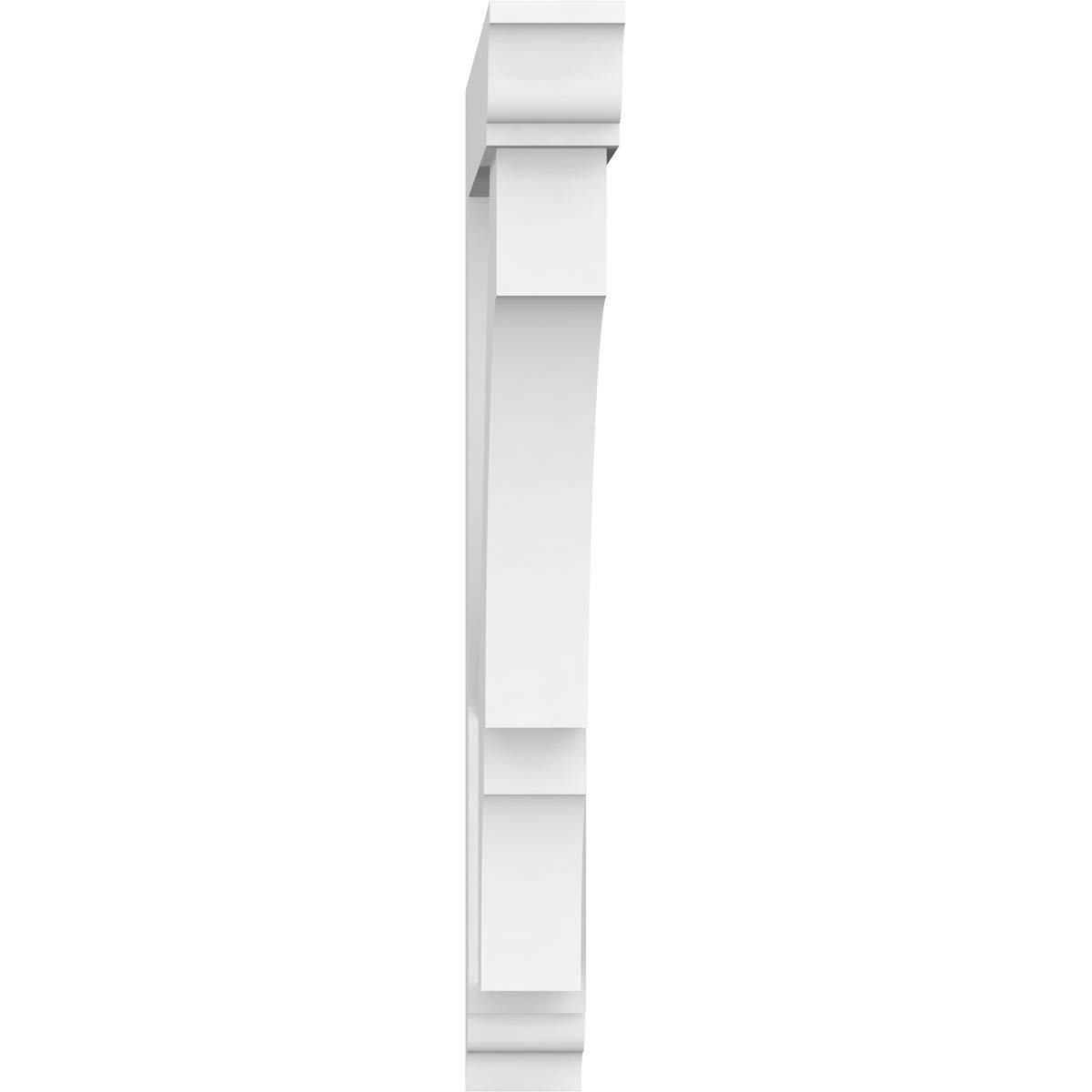 Ekena Millwork BKTP03X20X26BOA01 Standard Balboa Architectural Grade PVC Brackets - 3