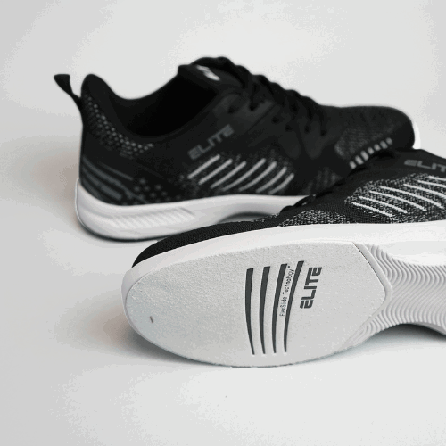 ELITE Men's Freedom Athletic Lace Up Bowling Shoes with Universal Sliding Soles - Right & Left Handed Bowlers - Perfect for League Play & Casual Bowling