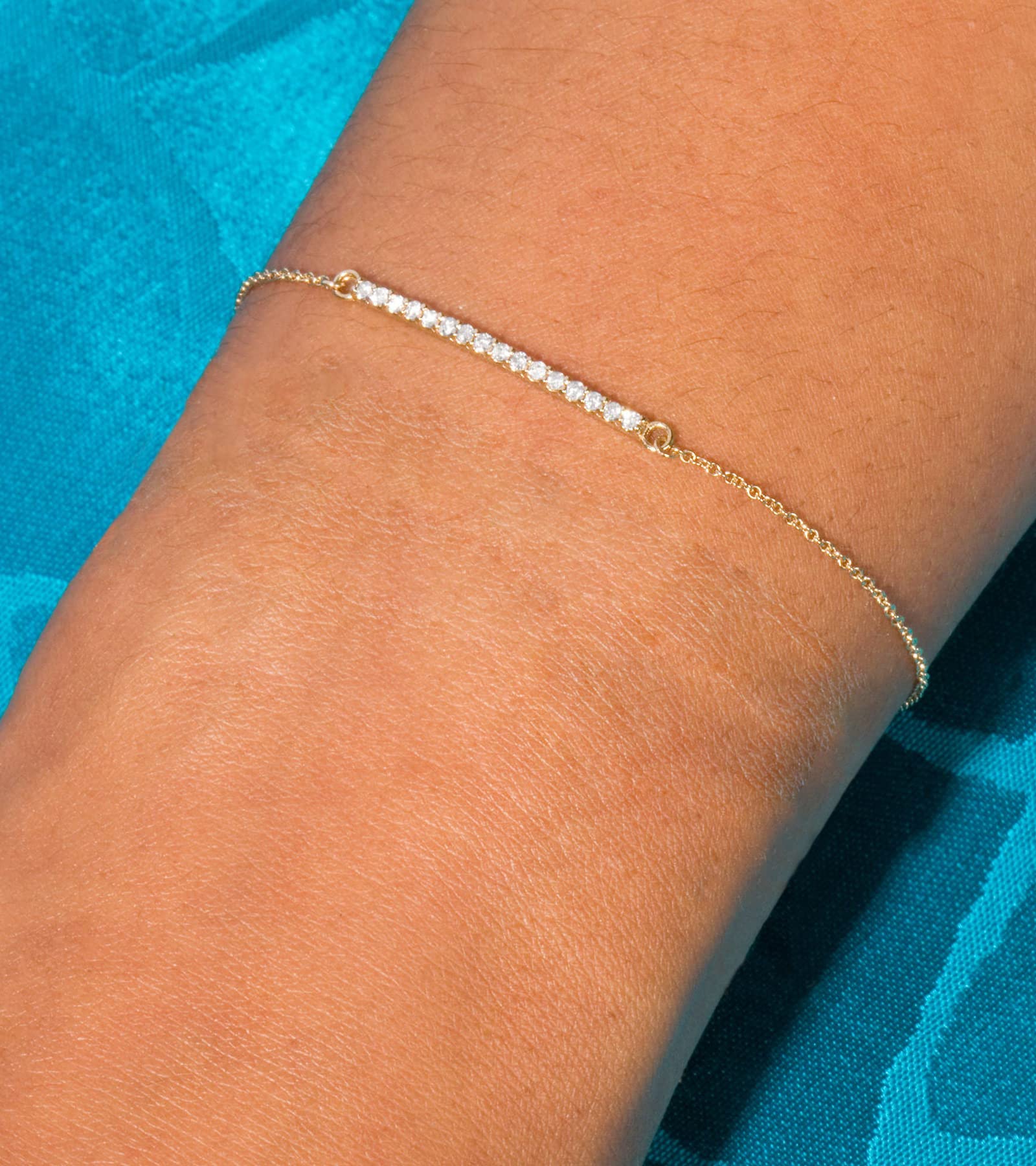 Kenivira 18K Gold Plated Women's Bracelet Set - Serpentine, Bar, Cubic Zirconia, Rope, Curb, Paperclip, Beaded, Figaro, Satellite & Herringbone Chain Adjustable Bracelets for Women & Girls | Perfect for Gifts, Parties, Weddings & Everyday Fashion Accessories