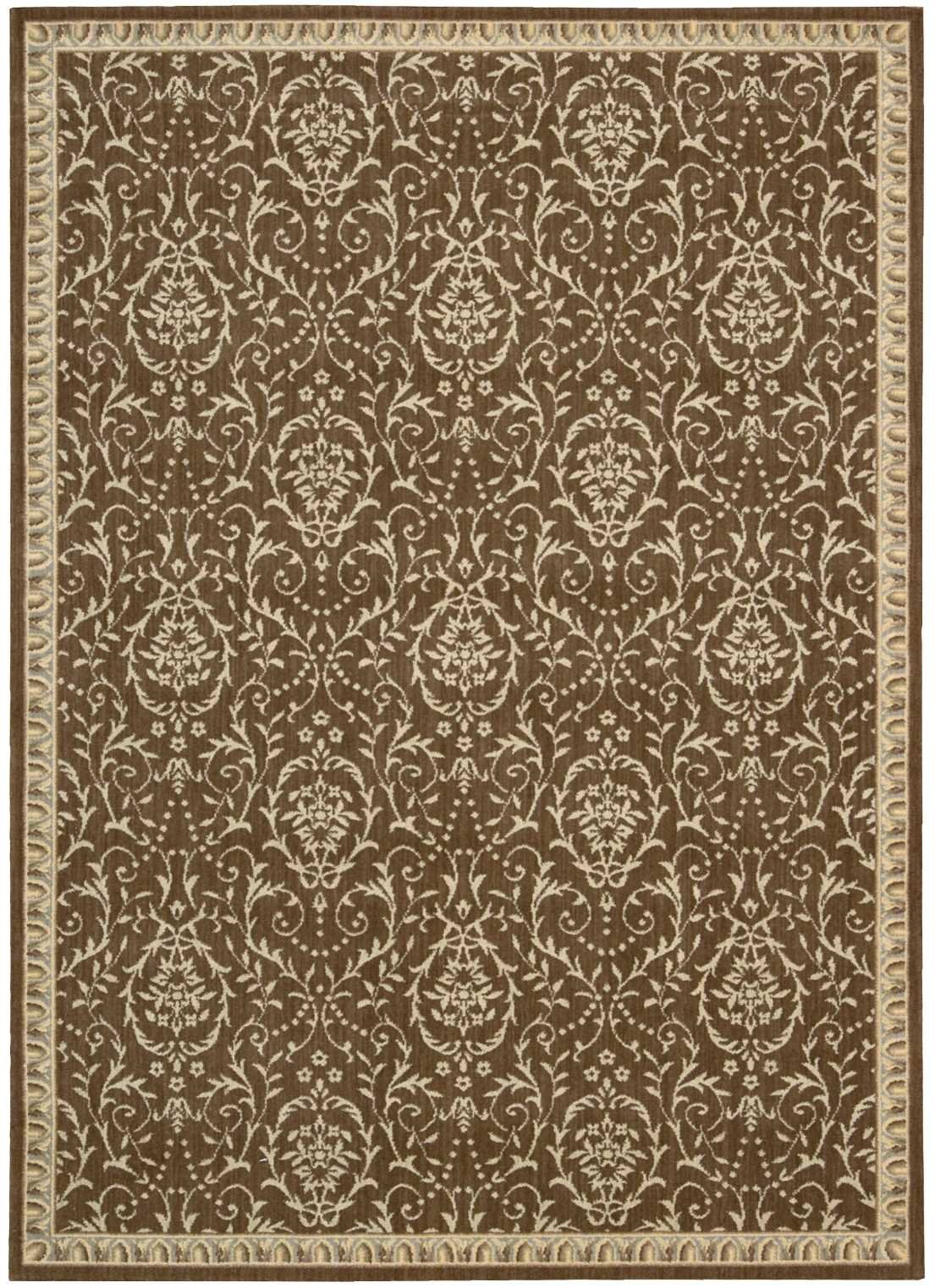 Nourison Riviera Chocolate Brown Area Rug - Soft & Durable for Living Room, Bedroom, or Office Decor