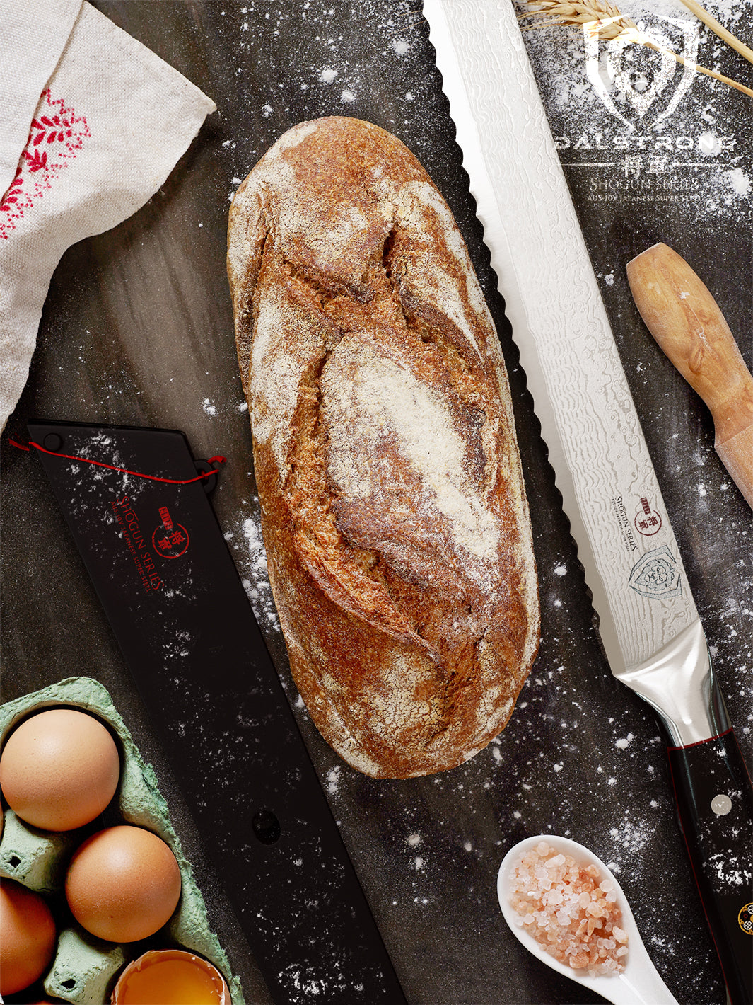 Dalstrong Shogun Series ELITE 10.25-inch Bread Knife - Ultra Sharp German Steel Blade for Slicing Bread, Cakes & Pastries | Perfect for Bakeries, Restaurants & Home Kitchens