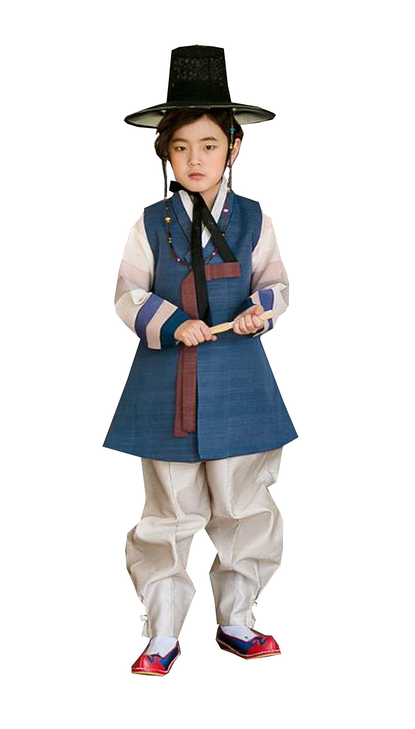 Navy Blue Hanbok Korean Traditional Baby Boy Costume for 1st Birthday Doljanchi (Ages 1-8) - Perfect for Korean Dol Party, Cultural Events & Photo Shoots