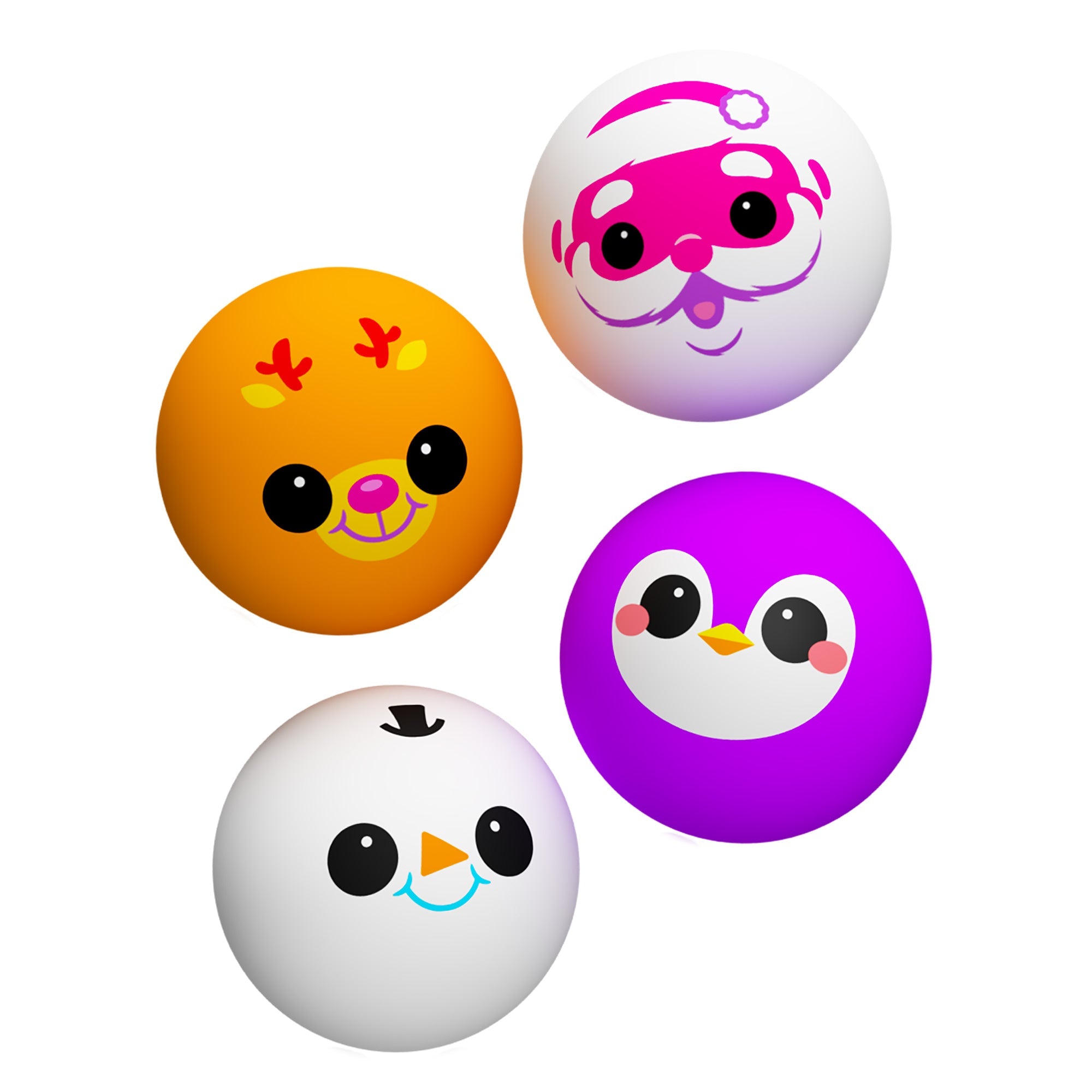 NeeDoh Squishmas Squishkins - Set of 4 Stress Relief Sensory Toys for Kids & Adults | Perfect for Anxiety Relief, Classroom Fidgeting, and Office Desk Play