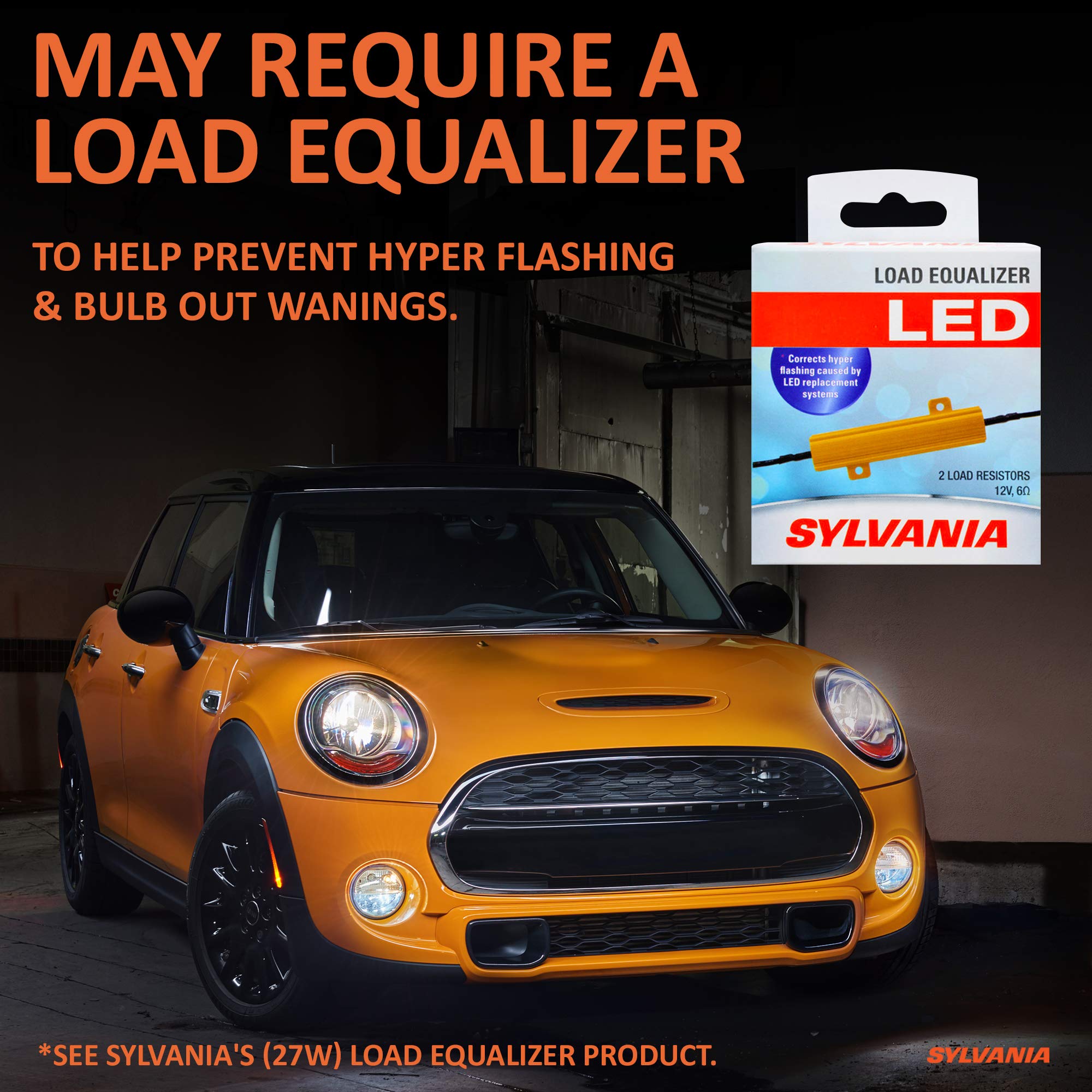 SYLVANIA 2357 ZEVO Red LED Bulb - Bright for Stop & Tail Lights - 2 Pack