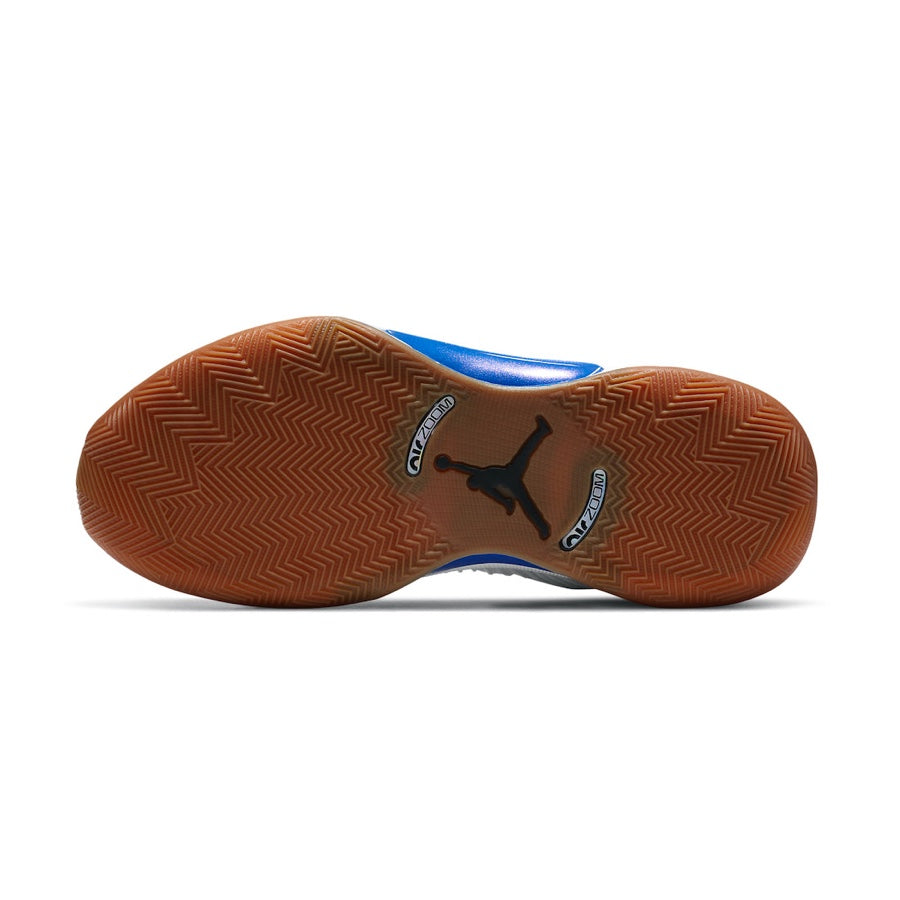 Air Jordan 35 Sisterhood Basketball Shoes - White/Black/Hyper Royal Gum for Women | Perfect for Court Performance & Casual Streetwear