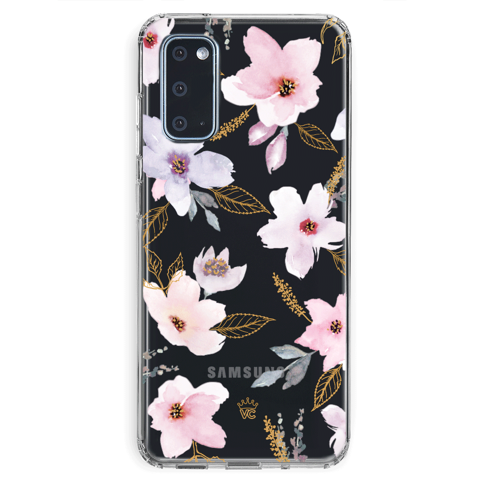 Magnolia Floral Samsung Phone Case - Elegant Flower Design Protective Cover for Samsung Galaxy S21/S20/Note 20 - Perfect for Spring Fashion & Everyday Use