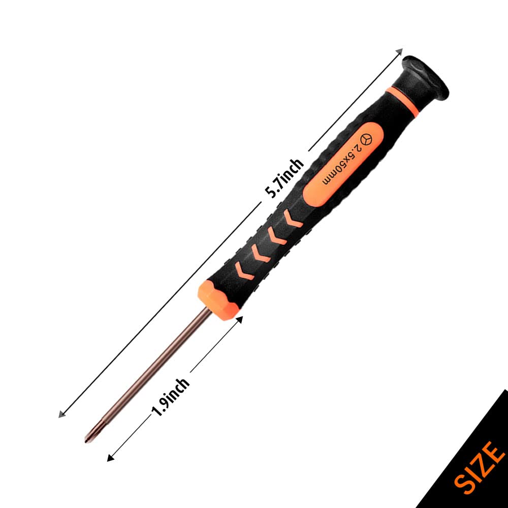 TECKMAN 4-in-1 Triwing Screwdriver Set with 2.0/2.5/3.0 Tripoint & PH00 Phillips Bits - Perfect for Nintendo Switch, Joycon, Wii, Gameboy, DS Repair - Essential Electronics Repair Kit for Gaming Consoles & Handheld Devices