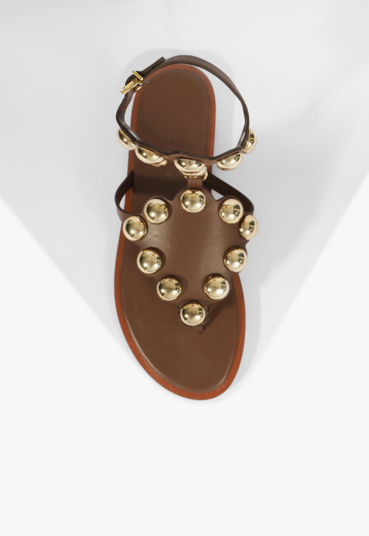Mist Brown Leather Flat Sandals for Women - Comfortable Casual Summer Shoes for Beach, Walking & Vacation