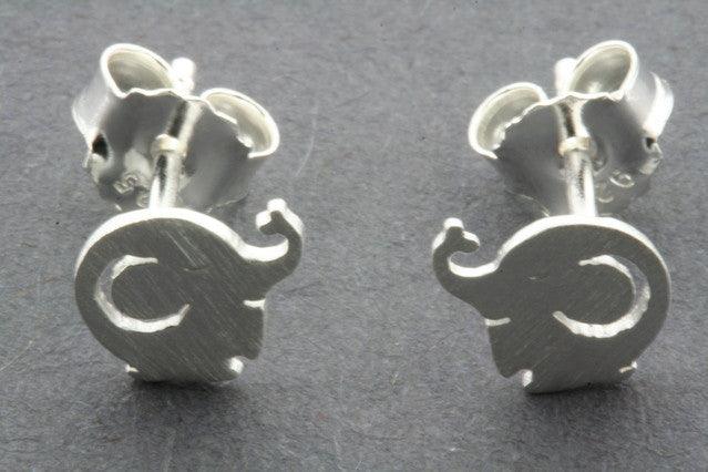 Elephant Circle Stud Earrings for Women - Dainty Boho Hoop Earrings for Everyday Wear | Perfect for Casual Outfits, Parties, and Gifts