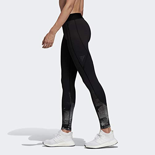 Adidas Women's USA Volleyball Performance Long Tights - High-Waisted Compression Leggings for Training, Gym & Sports - Moisture-Wicking & Breathable Workout Pants for Volleyball, Yoga & Running