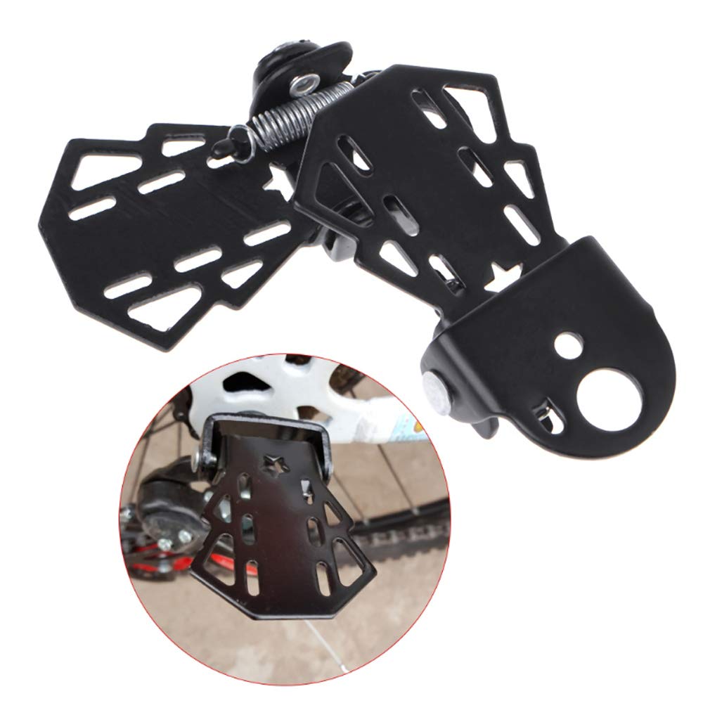 Universal Mountain Bike Rear Wheel Pedal - Heavy Duty Folding Footrests & Rear Seat Bike Pedals for Adults - Durable Bicycle Foot Pegs for BMX, Dirt Bikes & Cruisers - Perfect for Commuting, Trail Riding & Urban Cycling