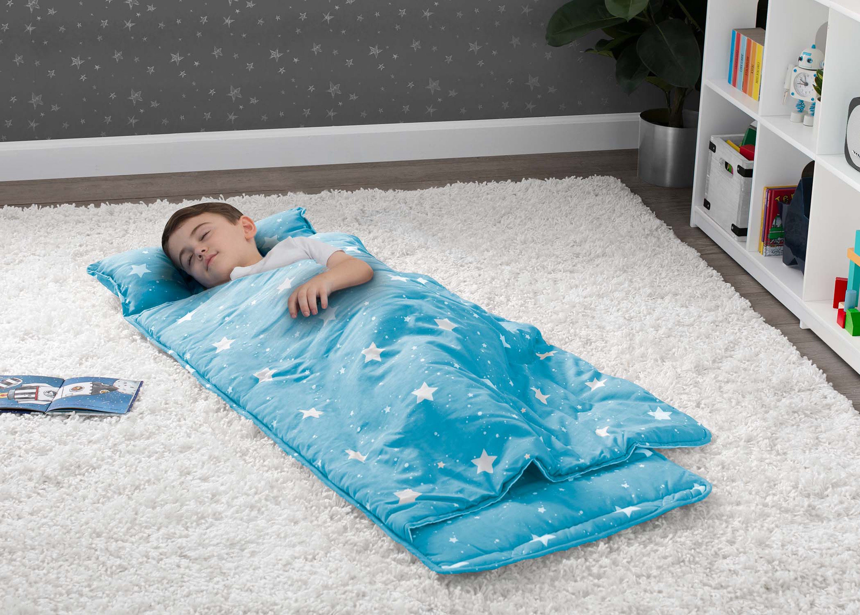 Personalized Nap Mat with Pillow & Blanket for Toddlers & Kids - Soft Portable Sleeping Mat for Daycare, Preschool & Travel