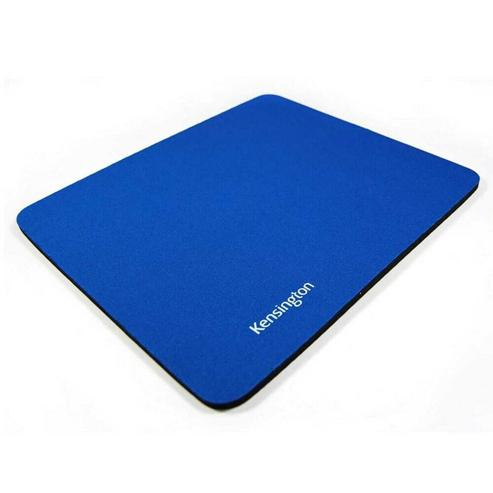 Kensington 65709 Basic Non-Slip Mouse Pad - Blue Computer Mouse Mat for Office, Gaming & Home Use - Smooth Tracking Surface for PC, Laptop & Desktop Workstations