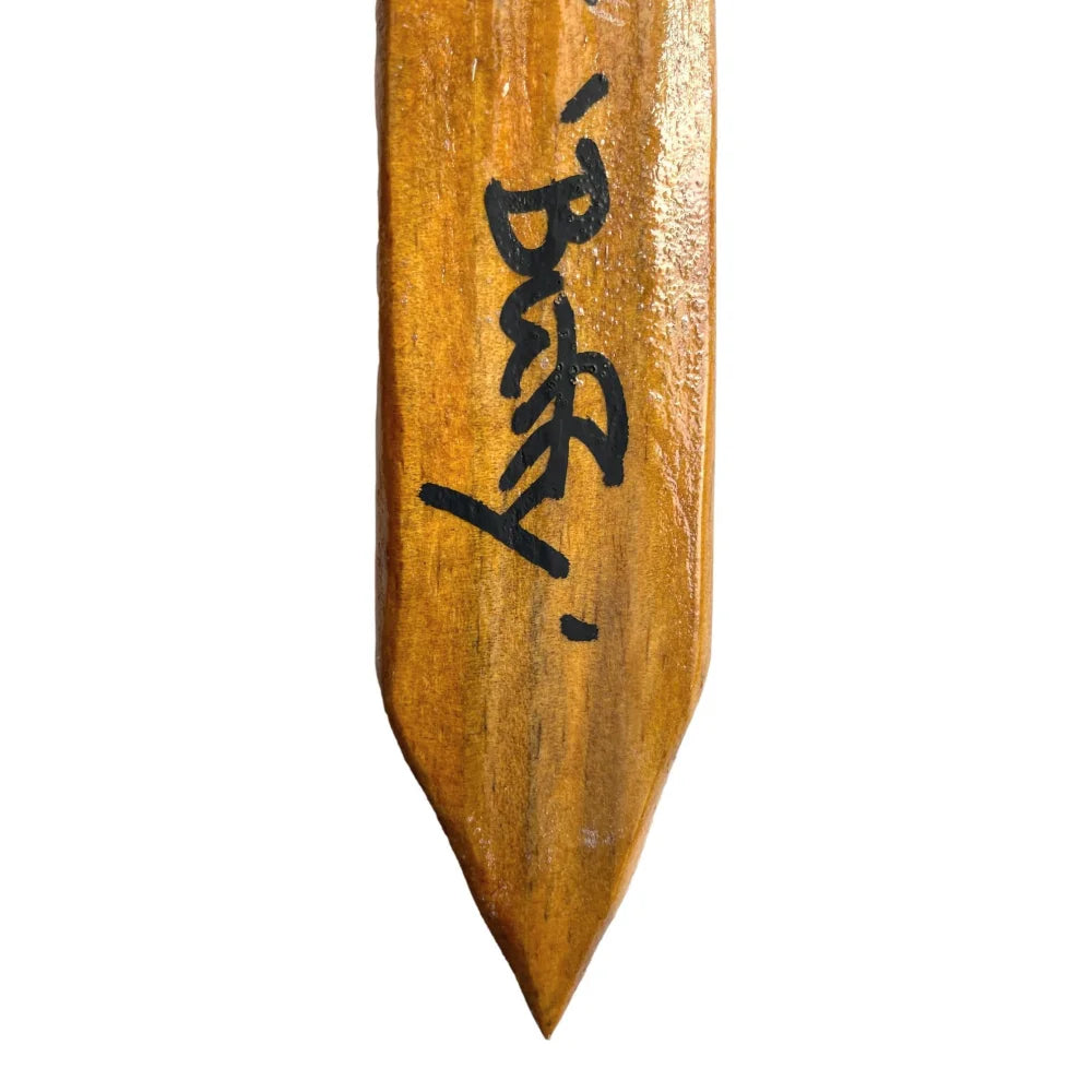 Kristy Swanson Autographed Buffy the Vampire Slayer Wooden Stake with JSA COA - Signed Collectible for Horror Fans & TV Memorabilia Display