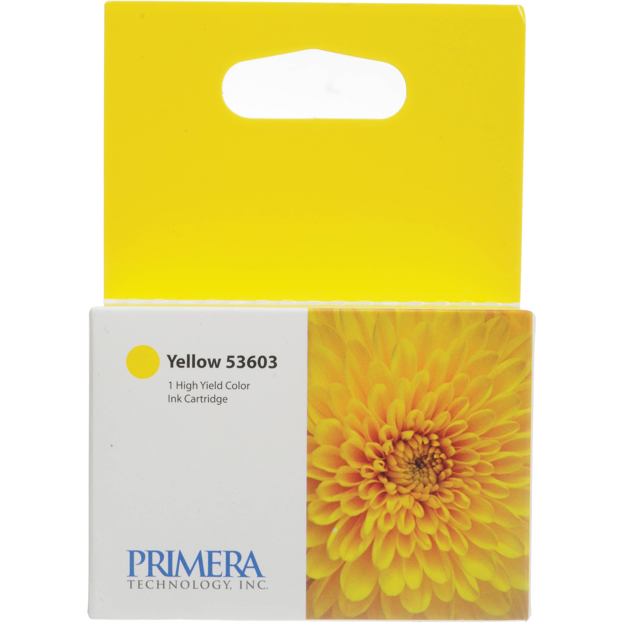 Primera Technology 53603 Yellow Ink Cartridge for Printers - Compatible with HP, Canon, Epson - Ideal for Home Office & School Printing Projects
