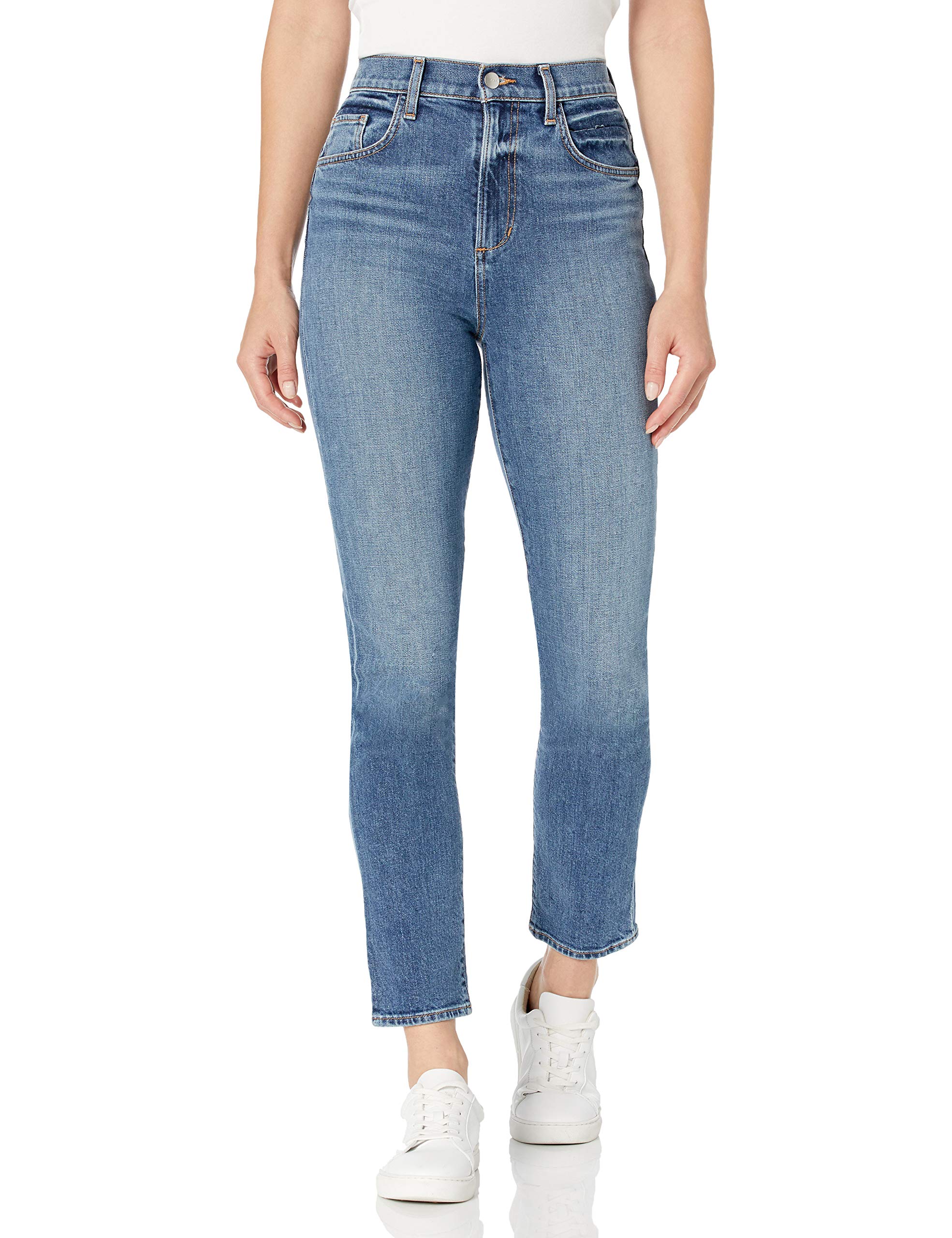 Joe's Jeans Women's Raine Super High Rise Slim Straight Jeans - Stretch Denim Pants for Casual Wear & Everyday Outfits