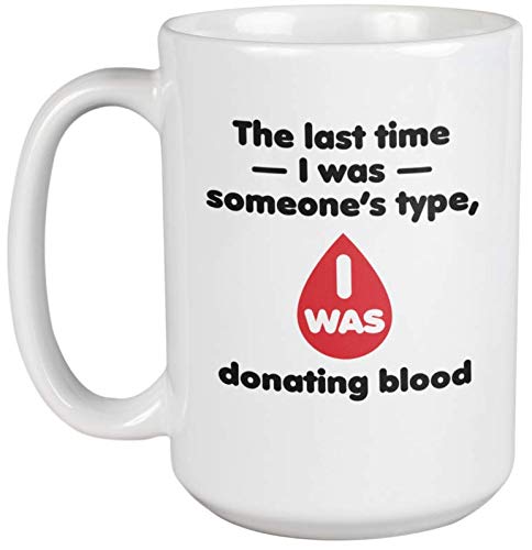 Funny Blood Donation Coffee Mug for Nurses - 15oz, Great Gift for Medical Workers