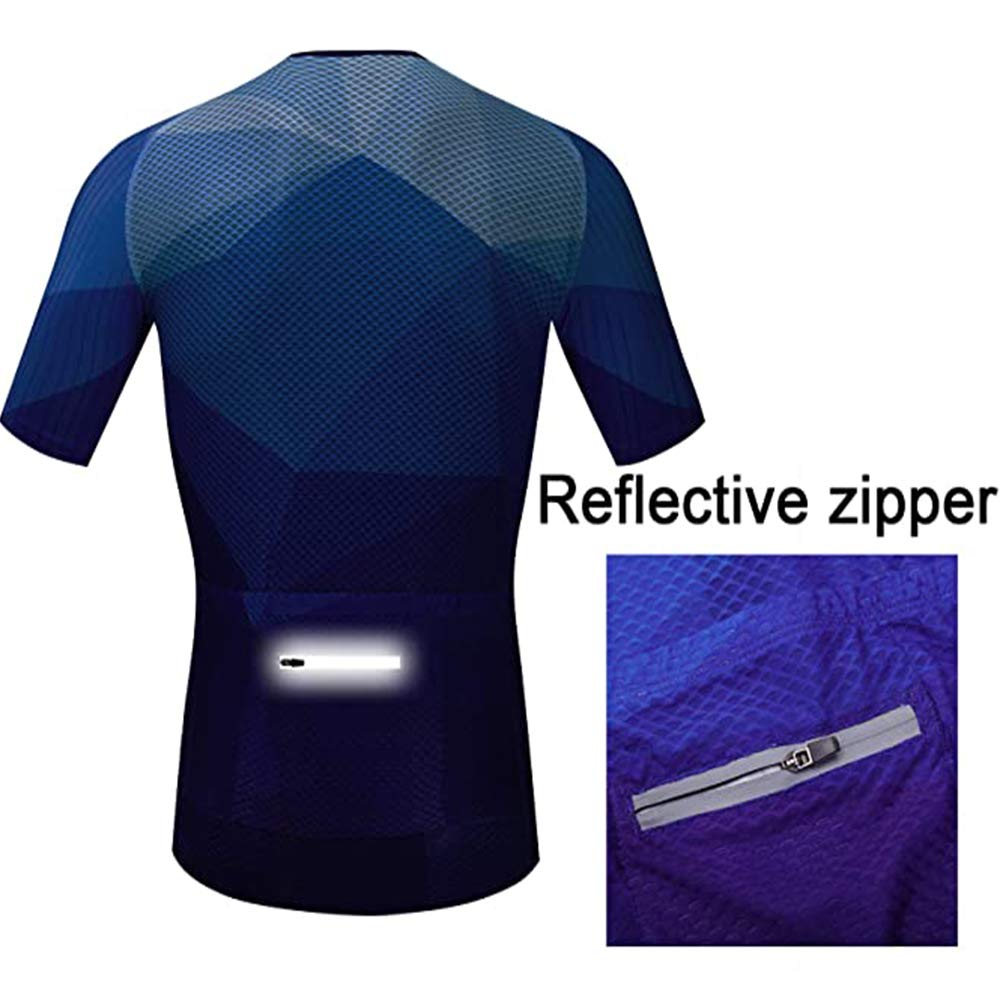 JPOJPO Men's Cycling Jersey - Breathable Short Sleeve Bike Shirt for Road Biking | Perfect for Training, Racing & Outdoor Cycling