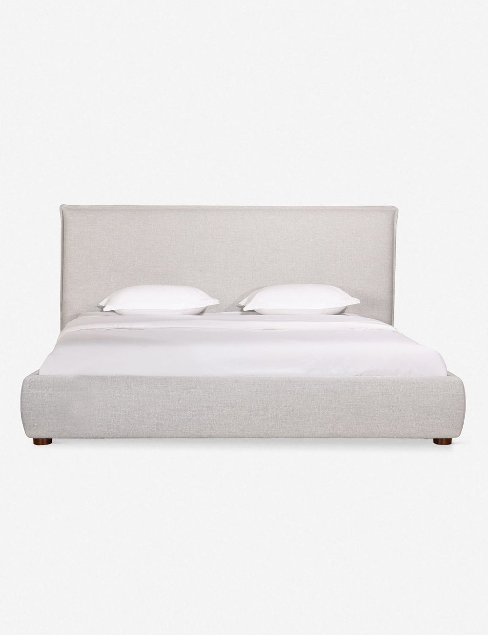 Cambria Queen Size Platform Bed Frame with Headboard - Modern Wooden Bed Frame for Bedroom, Sturdy & Easy Assembly, Perfect for Minimalist and Contemporary Home Decor