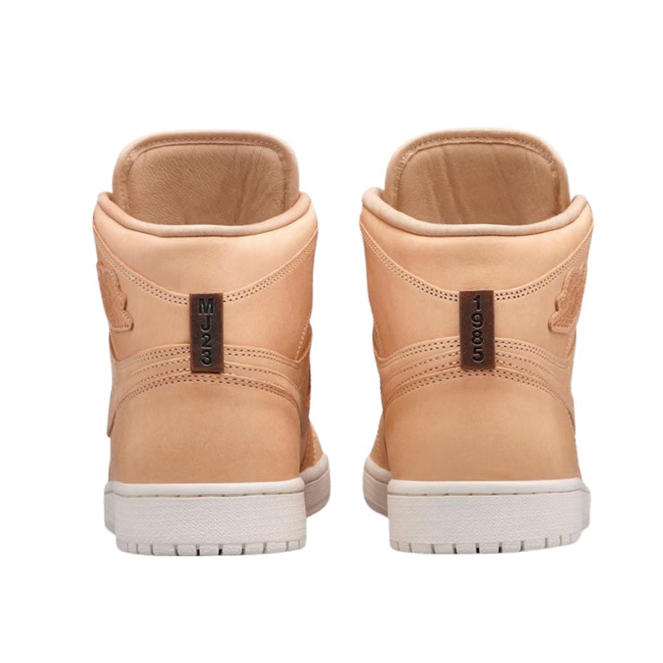Air Jordan 1 Pinnacle 'Vachetta Tan' Sneakers - Premium Leather Basketball Shoes for Men in Tan/Sail White - Perfect for Streetwear, Casual Outfits & Sneaker Collectors