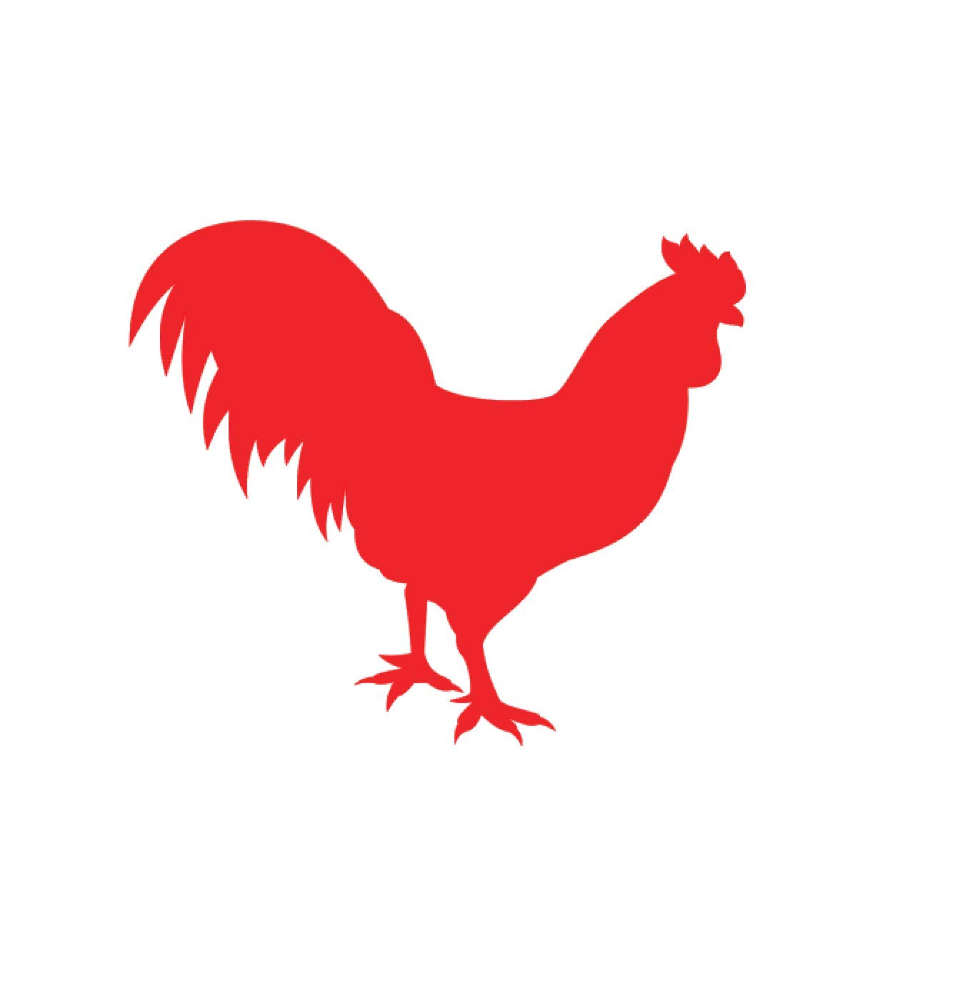 Custom Rooster Chicken Vinyl Decal - Personalized Hen Sticker for Cars, Cups, Tumblers, Windows, Walls & Bumpers - Perfect for Home Decor, Gifts & Outdoor Use