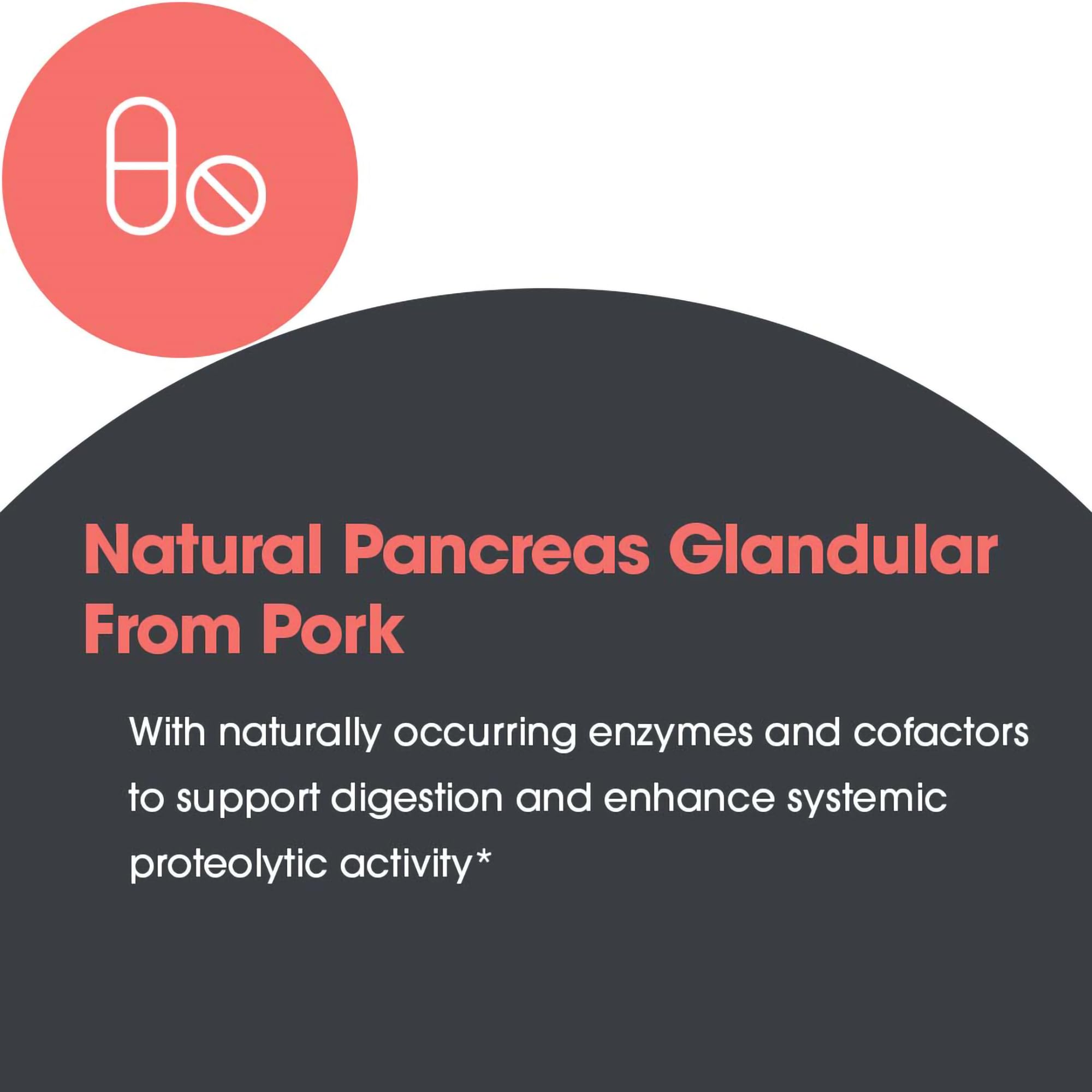 Allergy Research Group Pancreas Dietary Supplement - 720 Count | Digestive Support with Natural Pork Glandur | Hypoallergenic, Vegetarian & Gluten-Free Capsules | Ideal for Gut Health & Enzyme Support