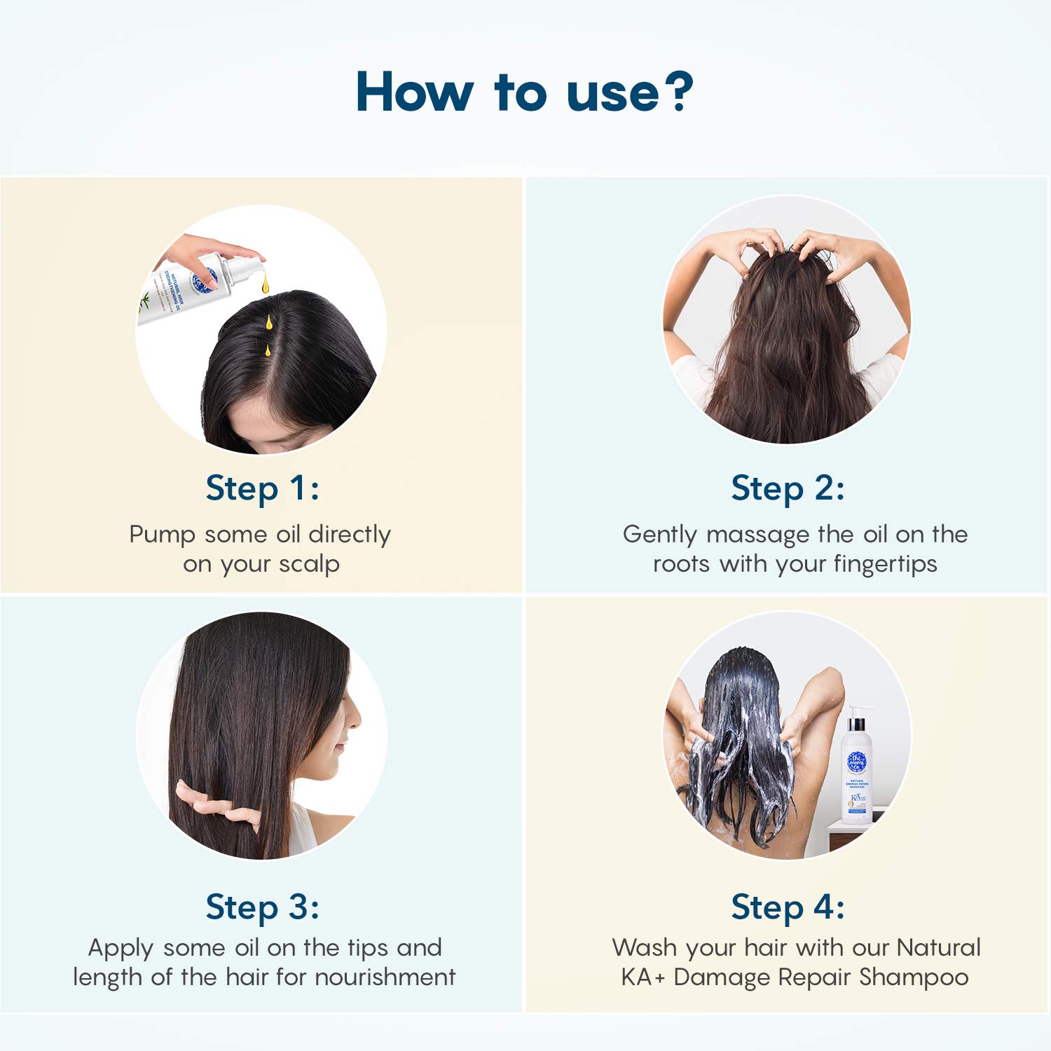 The Moms Co Natural Hair Strengthening Oil with Amla, Bhringraj, Coffee & Tea Tree Oils - 20ml Hair Growth Treatment for Women | Reduces Hair Fall & Promotes Thicker Hair | Perfect for Daily Scalp Massage & Damaged Hair Care
