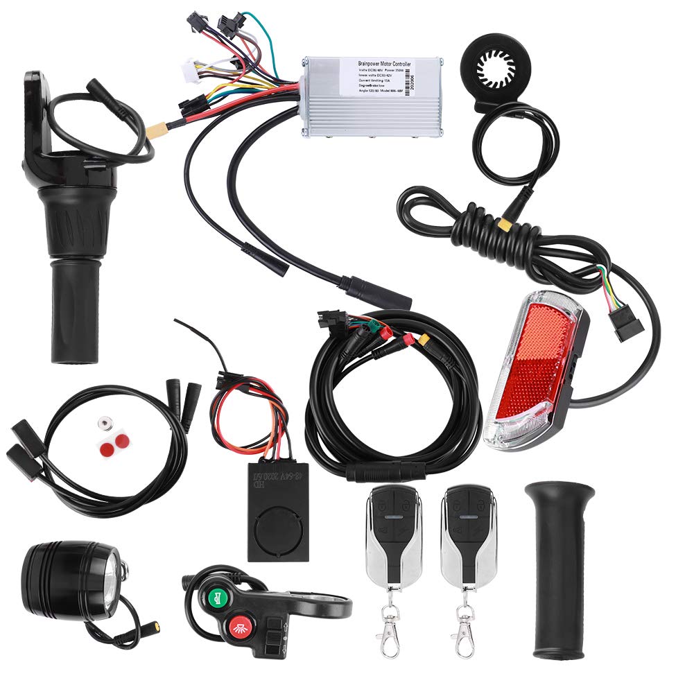 VGEBY Electric Bike Conversion Kit - Waterproof Wiring Harness & Accessories for DIY E-Bike Modification | Perfect for Commuting, Off-Road & Urban Cycling