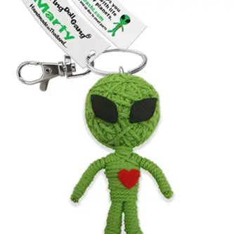 Marty Keychain - Cute and Durable Key Ring for Keys, Bags & Accessories | Perfect Gift for Friends, Family & Office Use