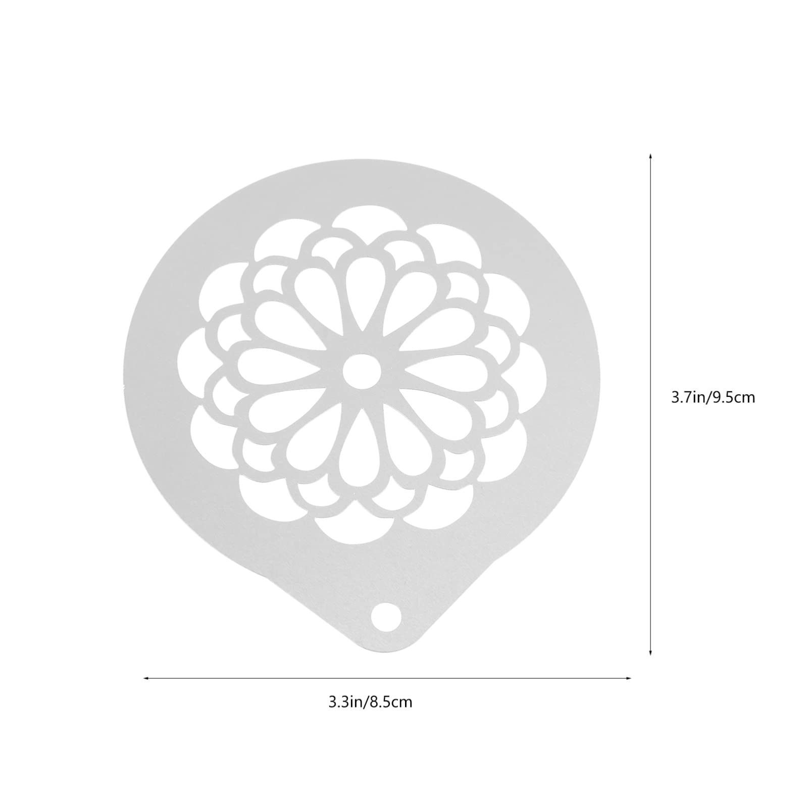 3-Piece Coffee Latte Stencil Set for DIY Coffee Art - Reusable Templates for Cappuccino, Latte & Coffee Decorating - Perfect for Home Baristas & Coffee Lovers (Kitchen, Cafe, Gift)