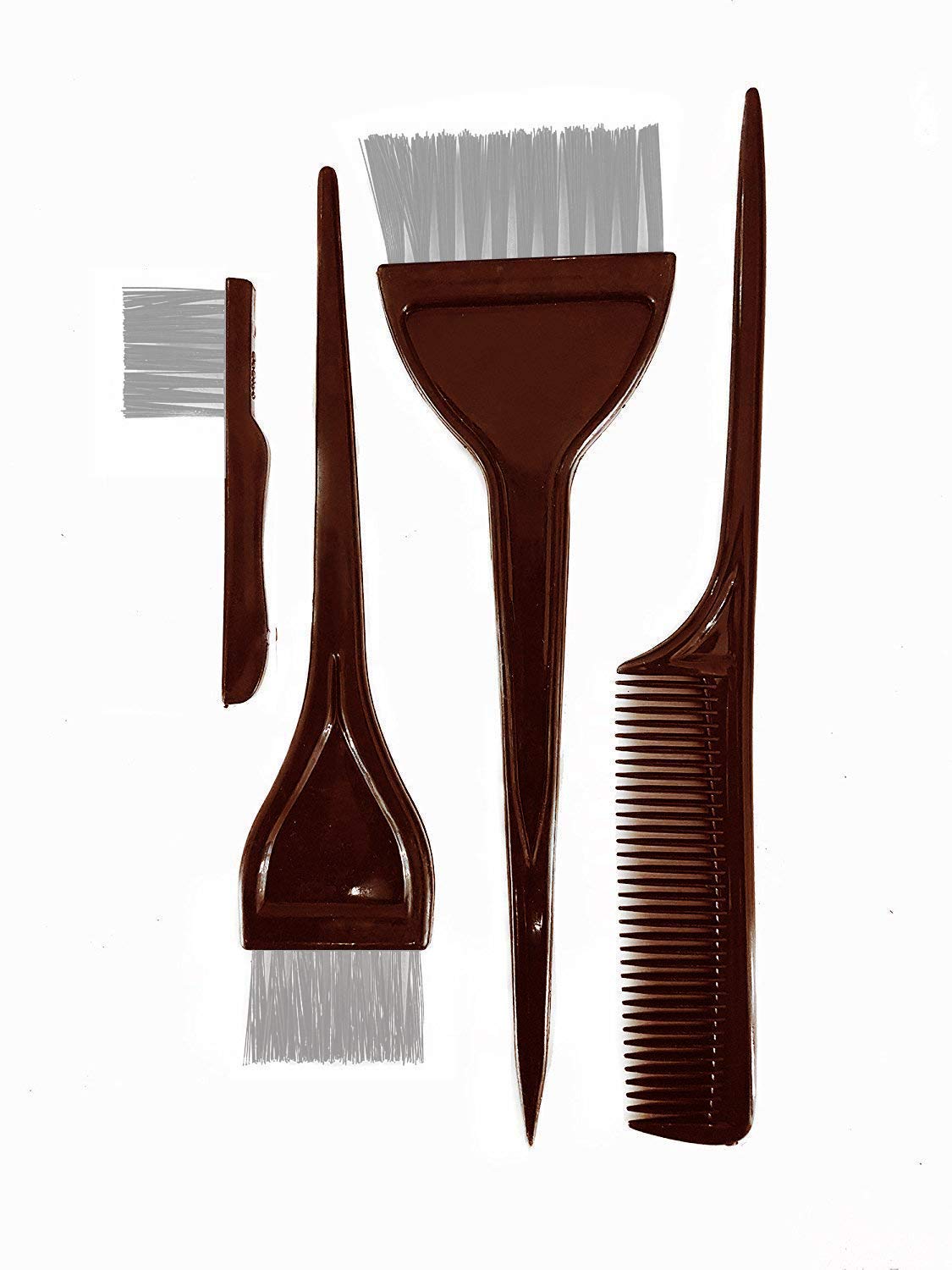 Majik Hair Dye Brush & Comb Set - Professional Hair Coloring Tools for Women & Men (25g, Brown) - Perfect for At-Home Hair Tinting, Highlights & Root Touch-Ups