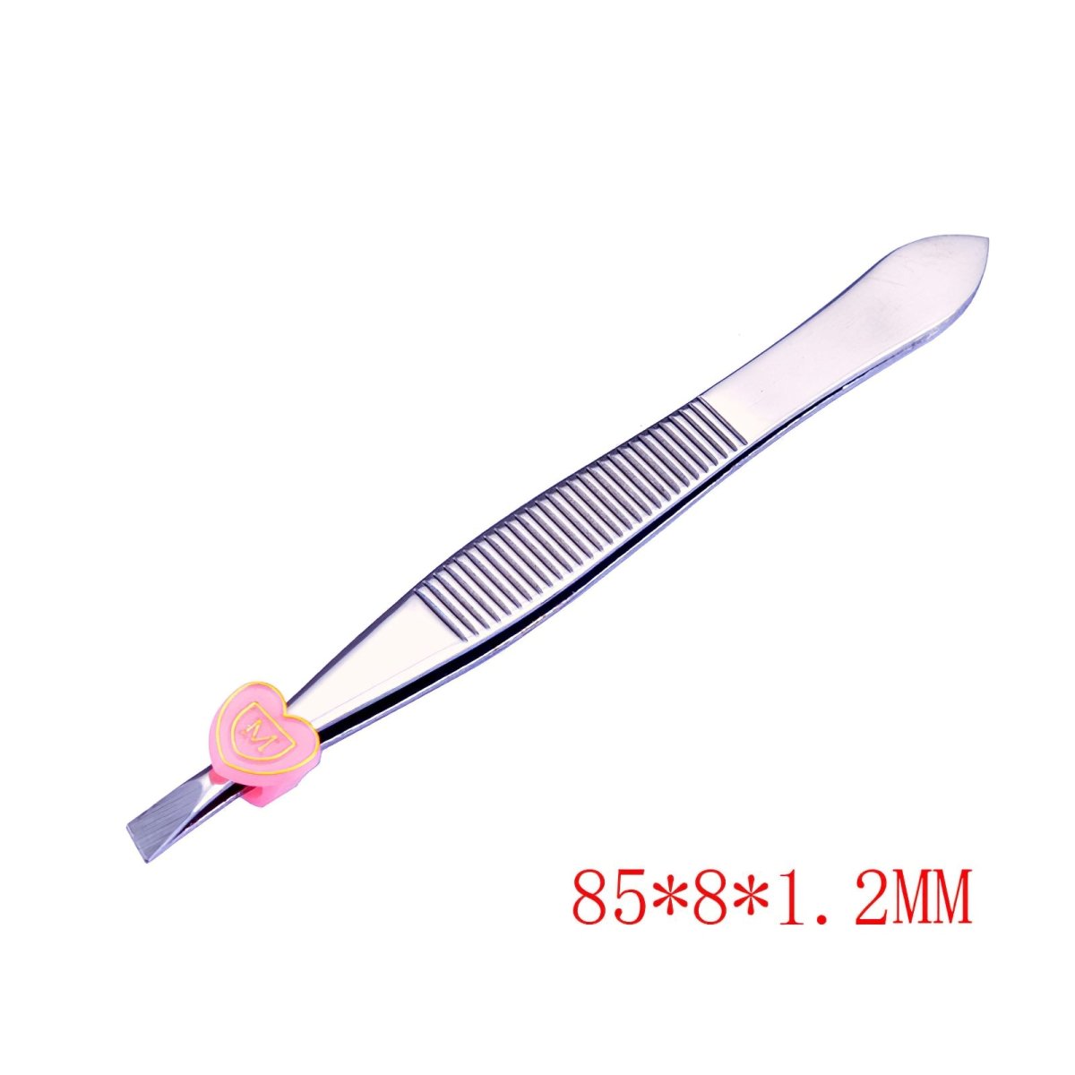 Premium Stainless Steel Facial Hair & Eyebrow Tweezers - Slant Tip for Precise Grooming - Perfect for Eyebrows, Chin, Upper Lip & Unwanted Facial Hair Removal at Home or Salon