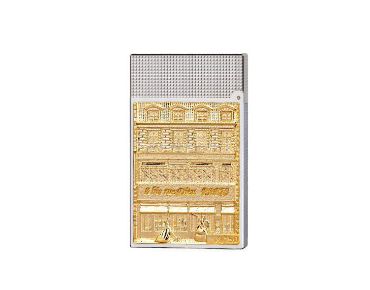 S.T Dupont Cling Hotel Particulier Ligne 2 Luxury Lighter - Premium Butane Refillable Lighter (Model Dupont16040) for Cigars, Cigarettes & Home Decor