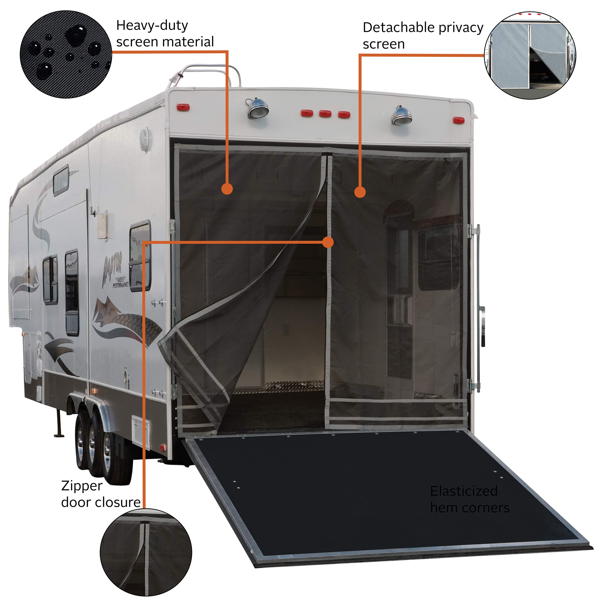 Classic Accessories Over Drive Toy Hauler Screen - 90.5